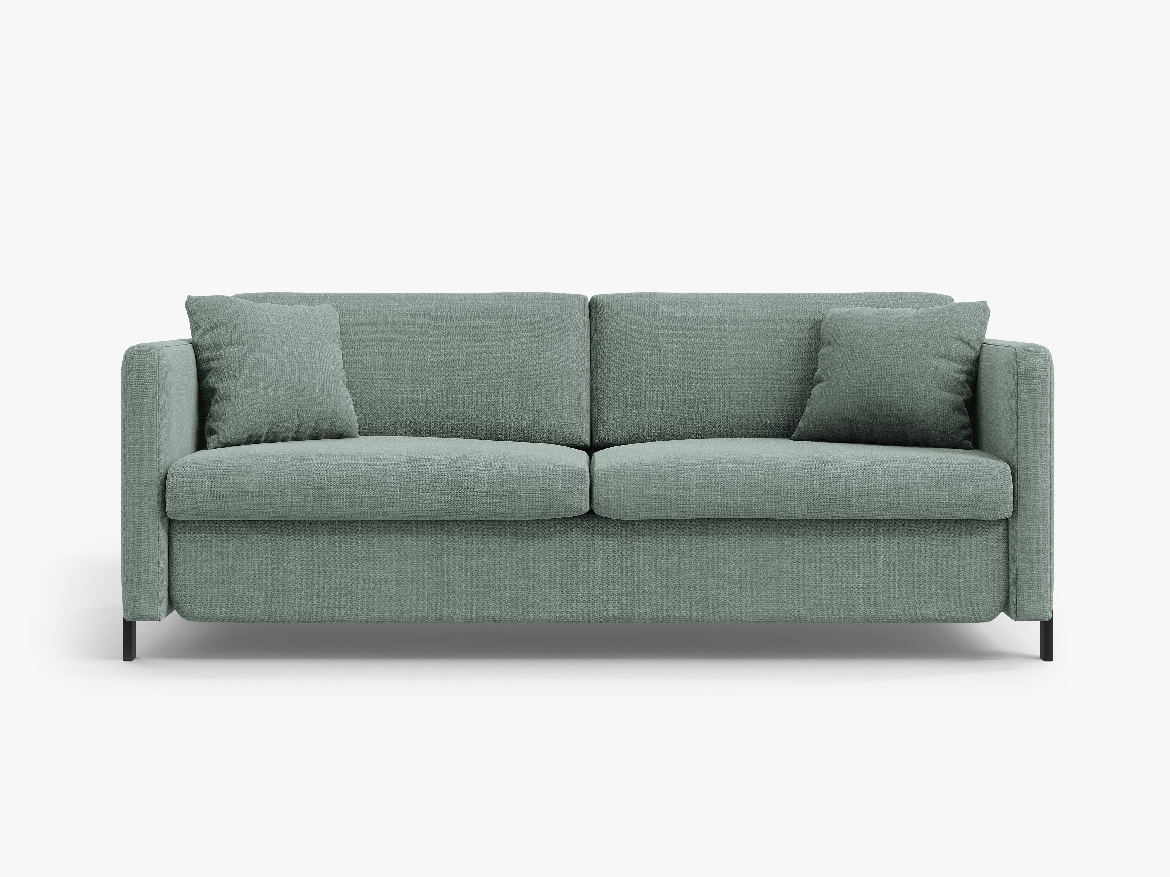 3-seater sofa with sleeping function GLORIA mint chenille