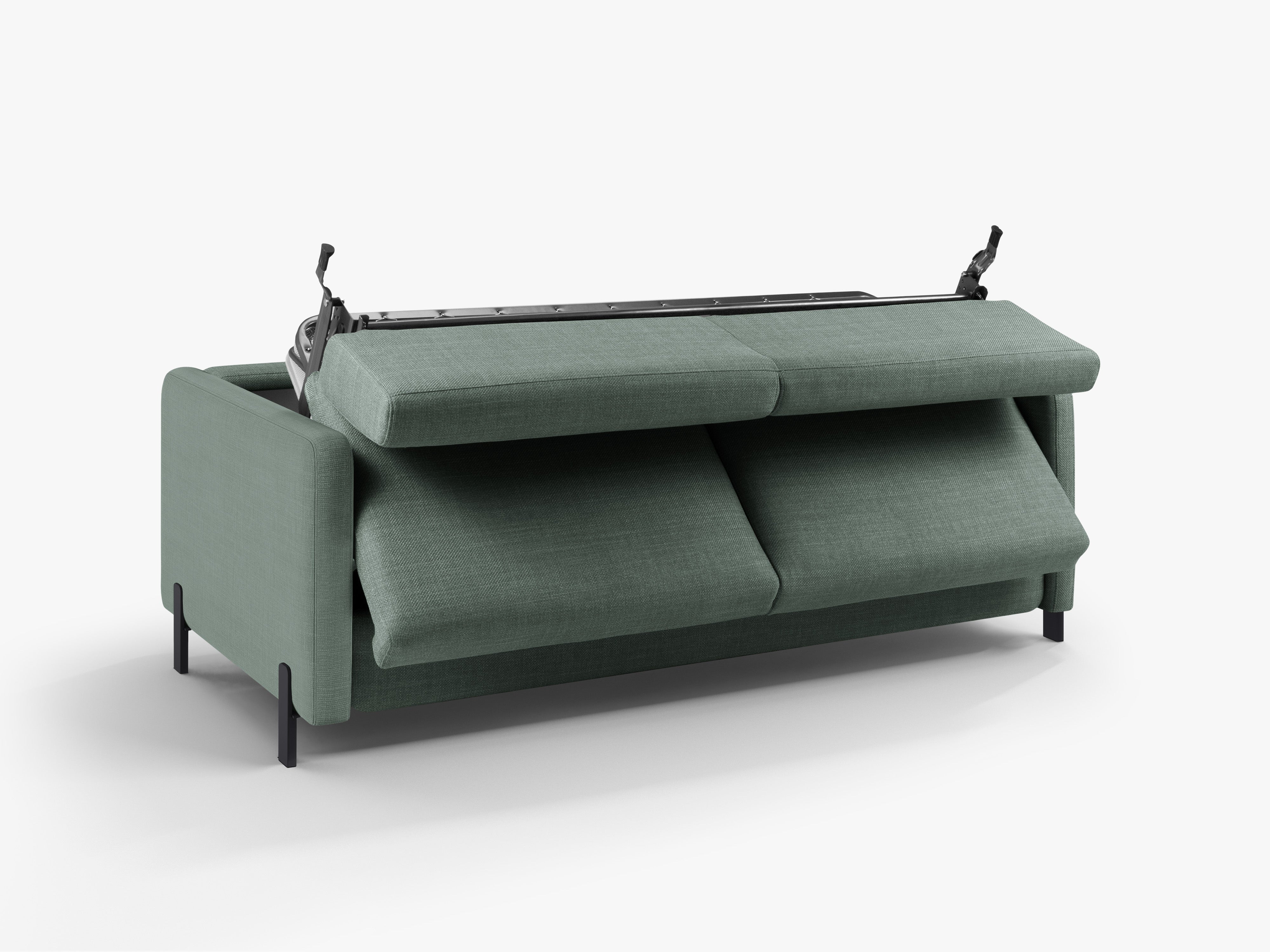 3-seater sofa with sleeping function GLORIA mint chenille