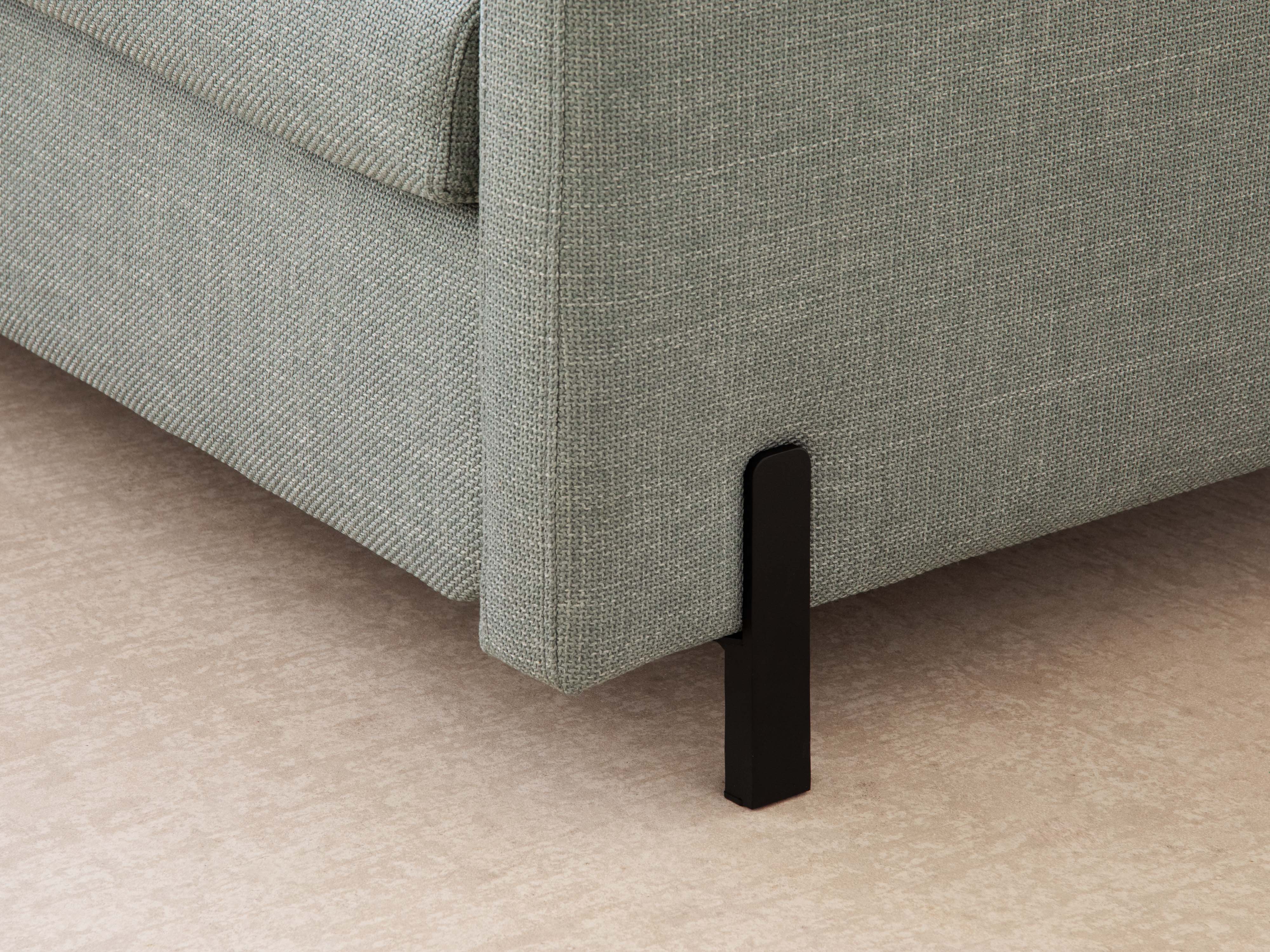 3-seater sofa with sleeping function GLORIA beige chenille