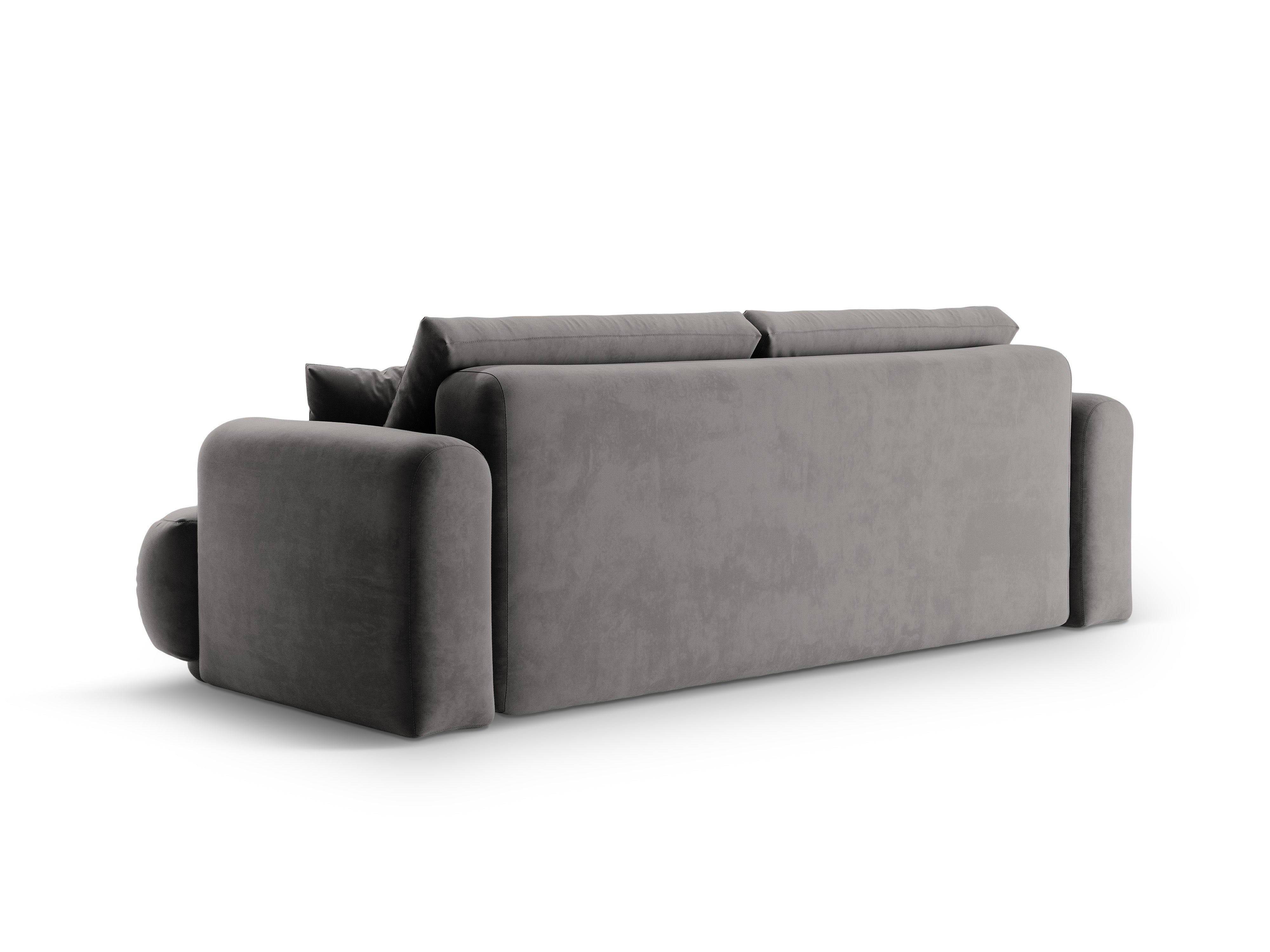 Velvet sofa with Ella Gray sleeping function