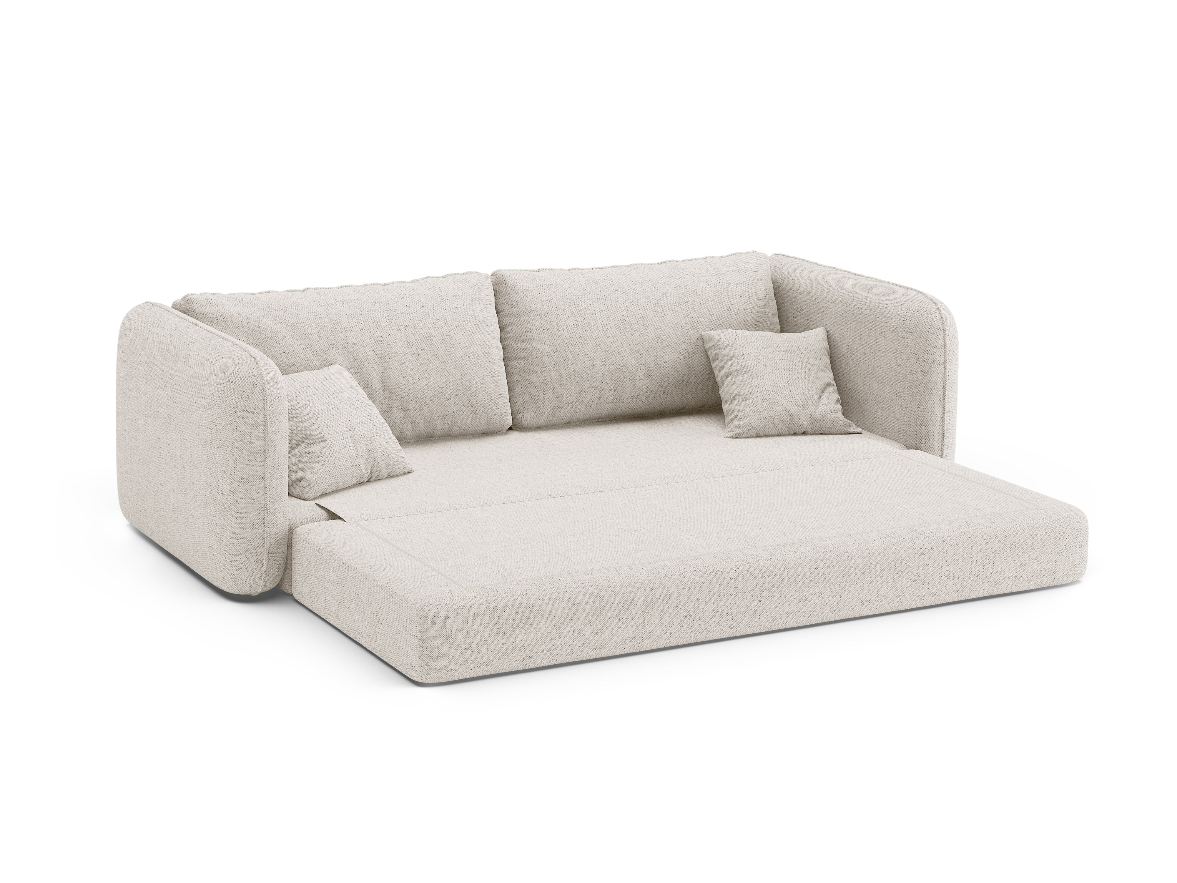3-Seater Sofa with Sleeping Function DORMI Light Beige