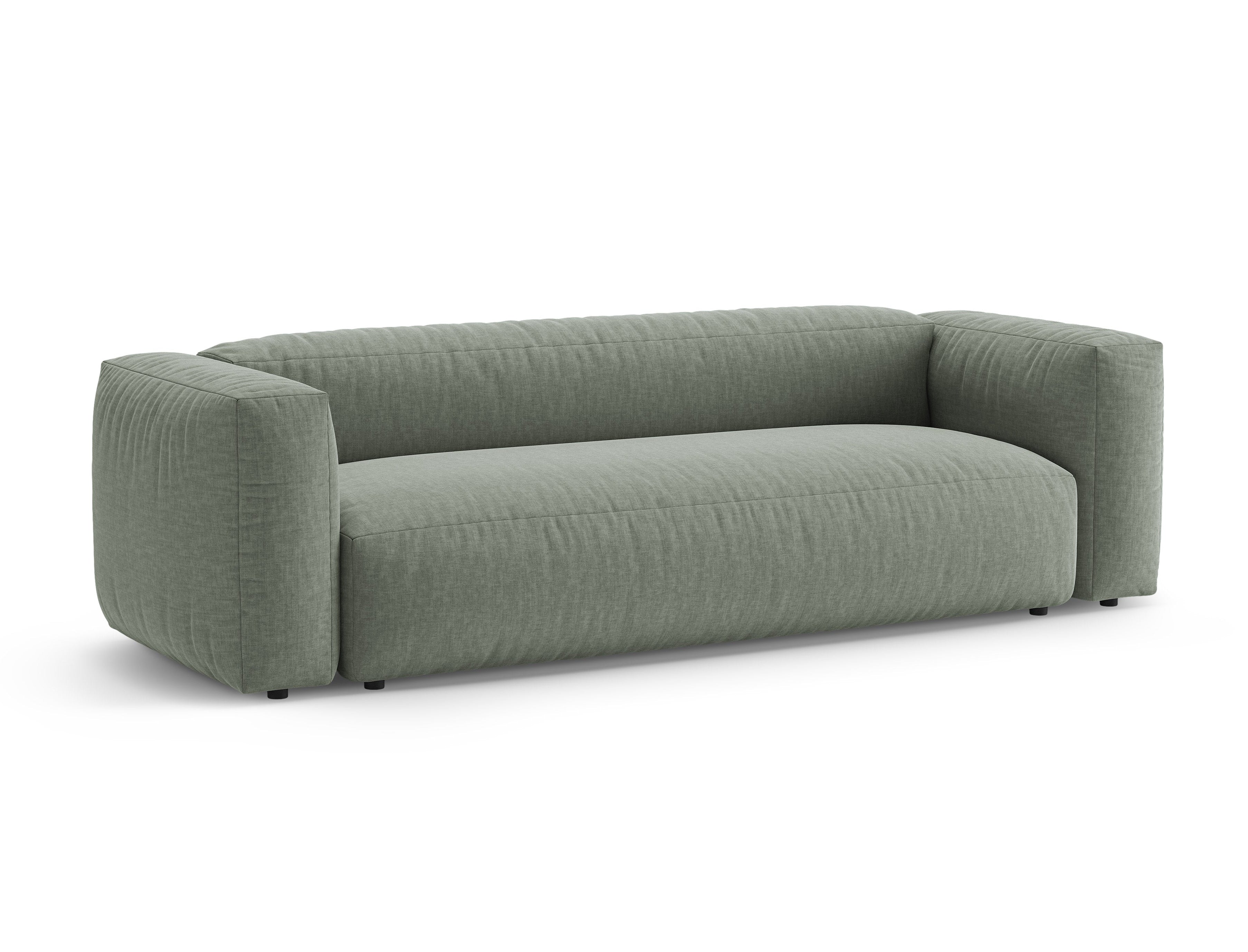3-Seater Sofa with Sleeping Function MARTINA Moss Green