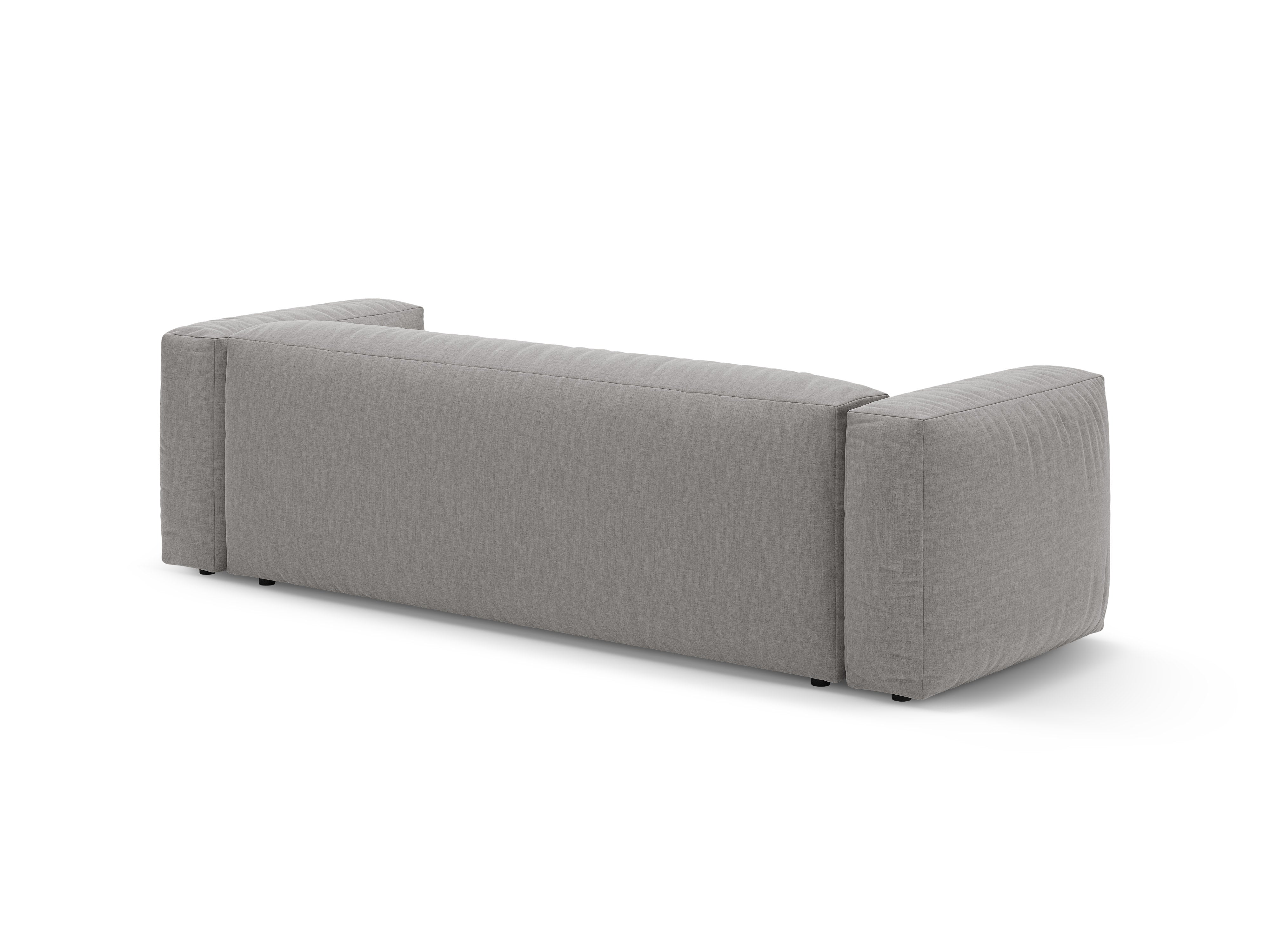 3-Seater Sofa with Sleeping Function MARTINA Light Grey