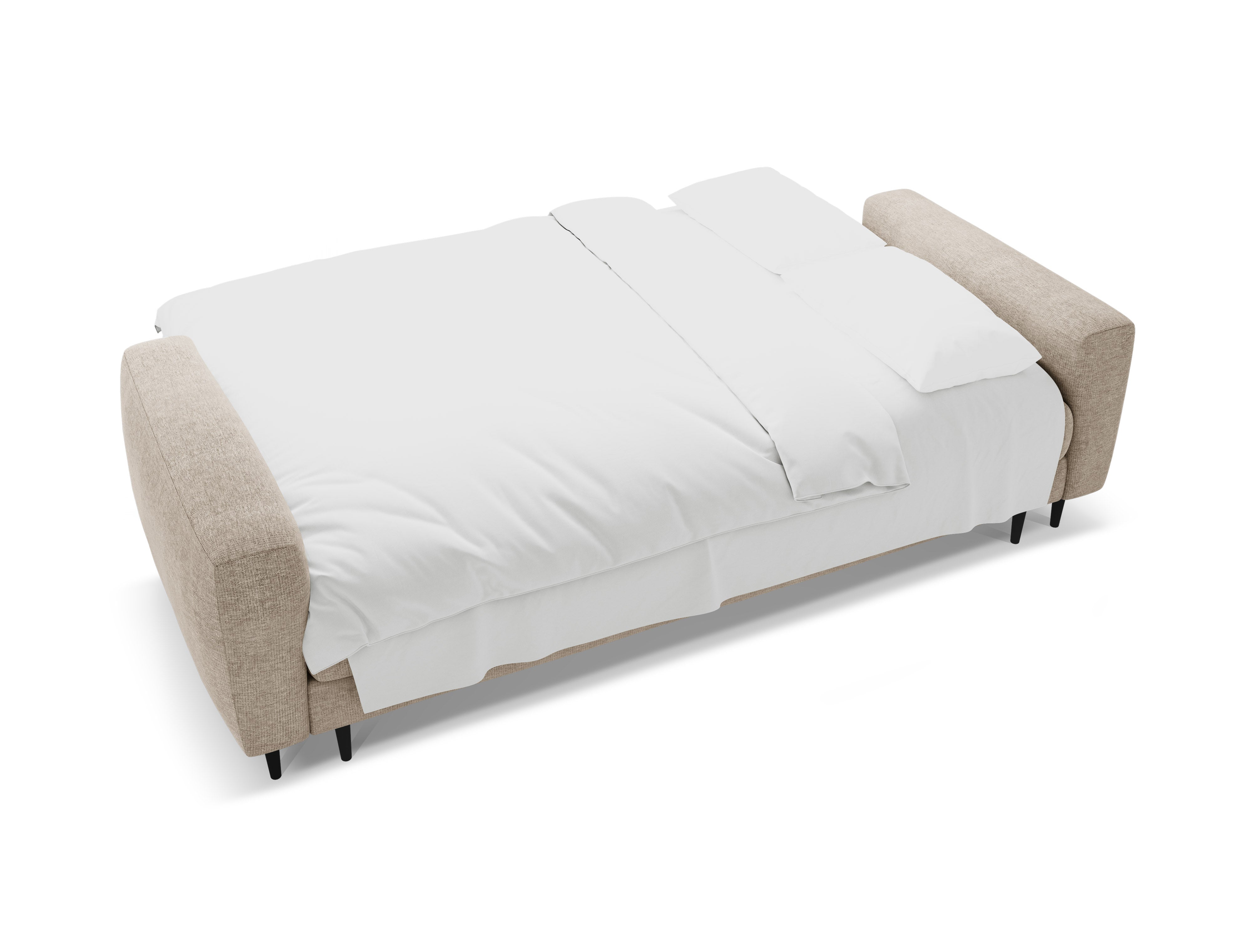 3-Seater Sofa with Sleeping Function BEMY Beige