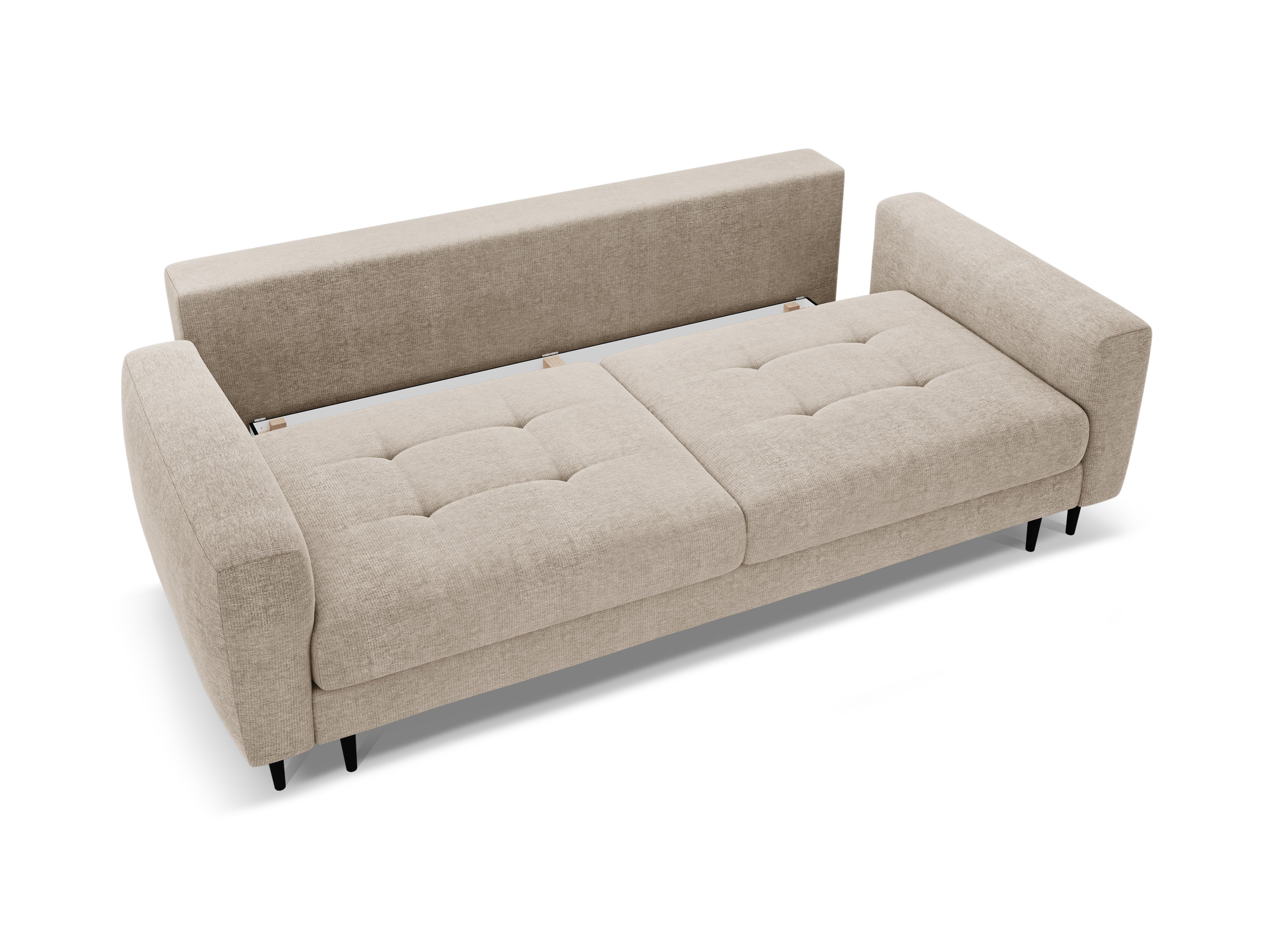 3-Seater Sofa with Sleeping Function BEMY Beige