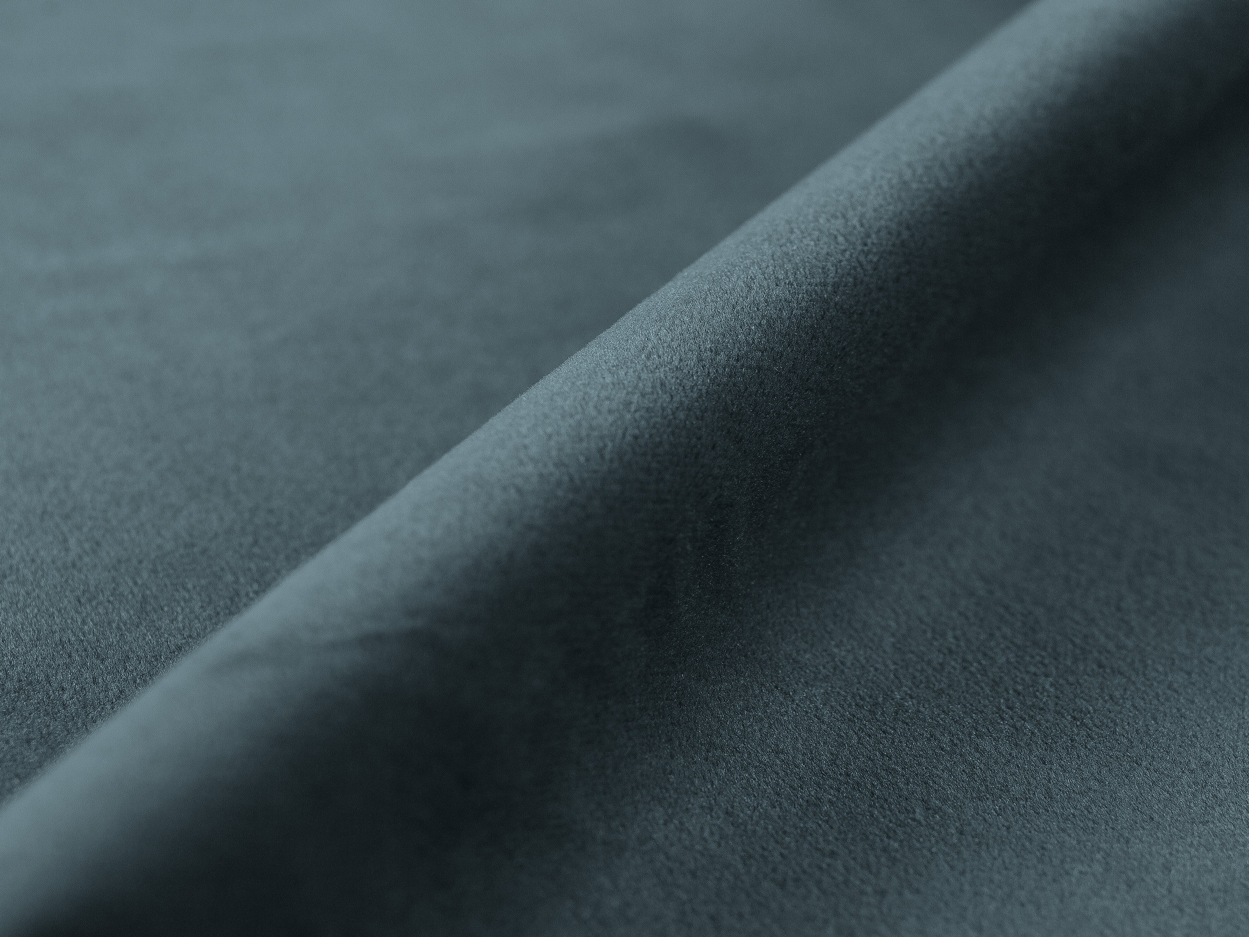 Sofa z jemného velúru pre 3 osoby s funkciou spania VICTOR modrá