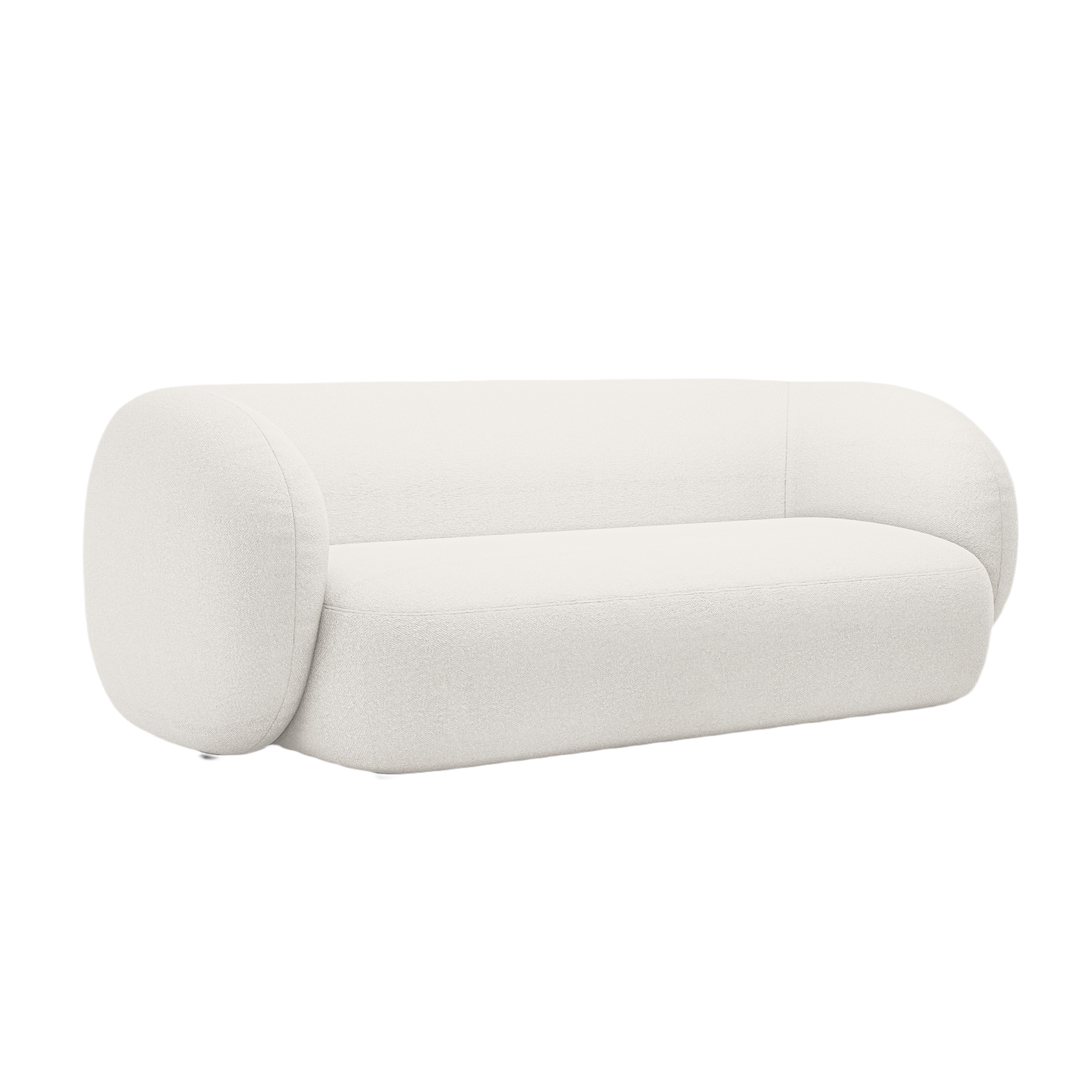 Sofa 3-osobová KATE biela boucle