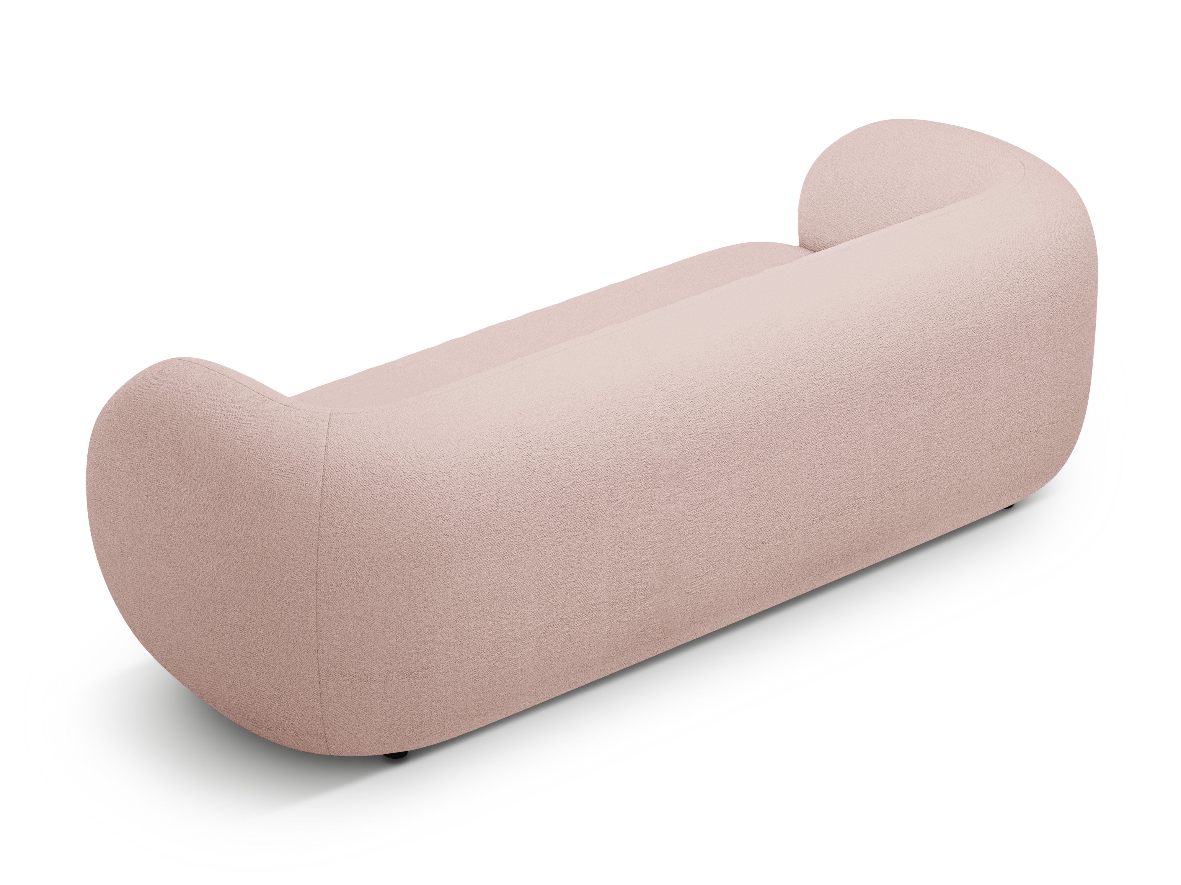 Sofa 3-osobová KATE ružový boucle