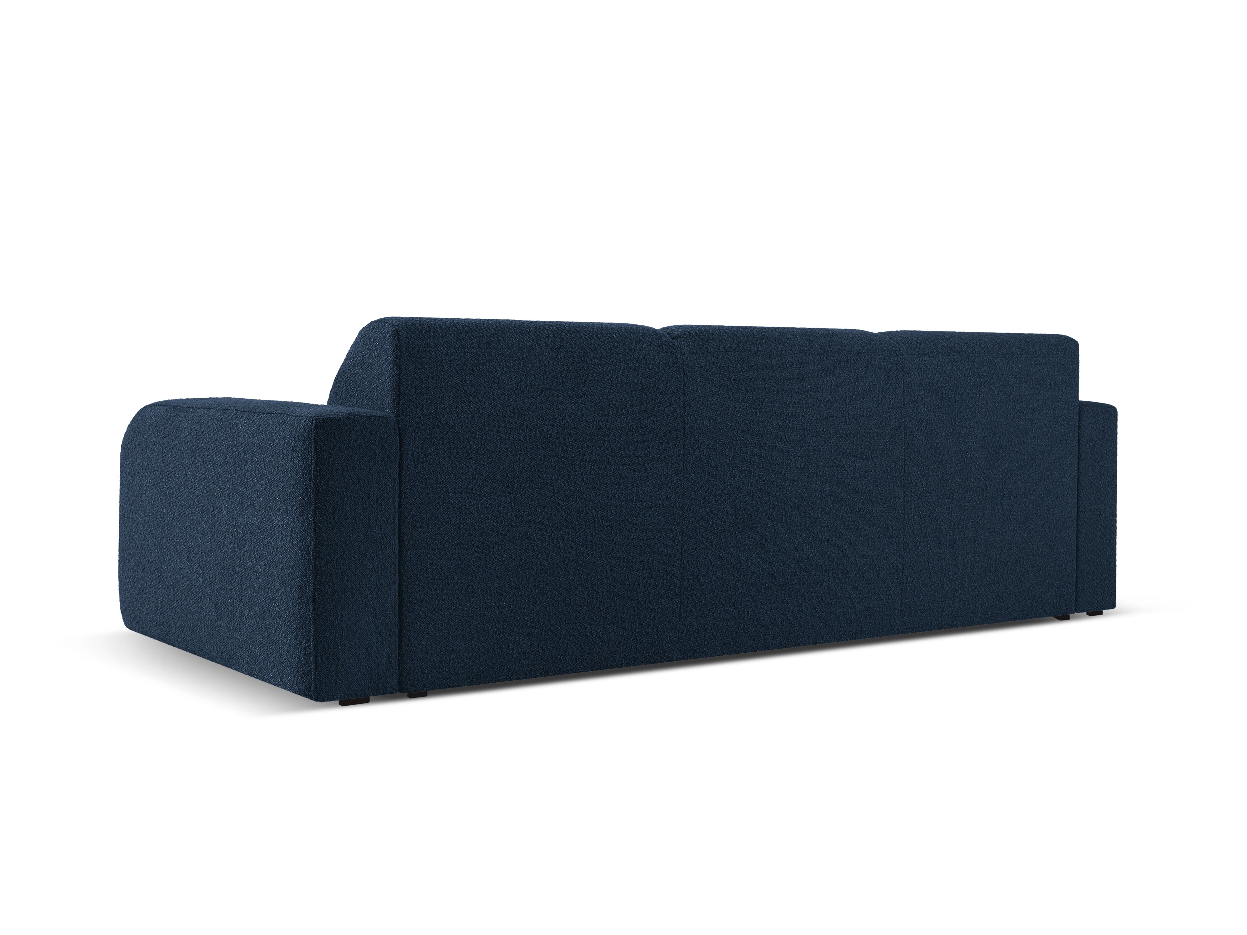 Sofa w tkaninie boucle 3-osobowa MOLINO granatowy Micadoni Eye on Design