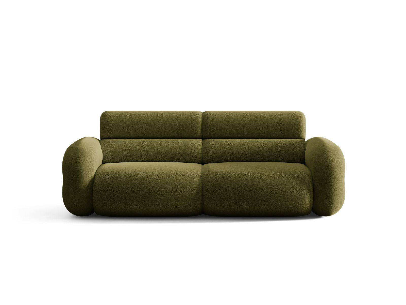 Sofa pre 3 osoby NEO v olivovom boucle
