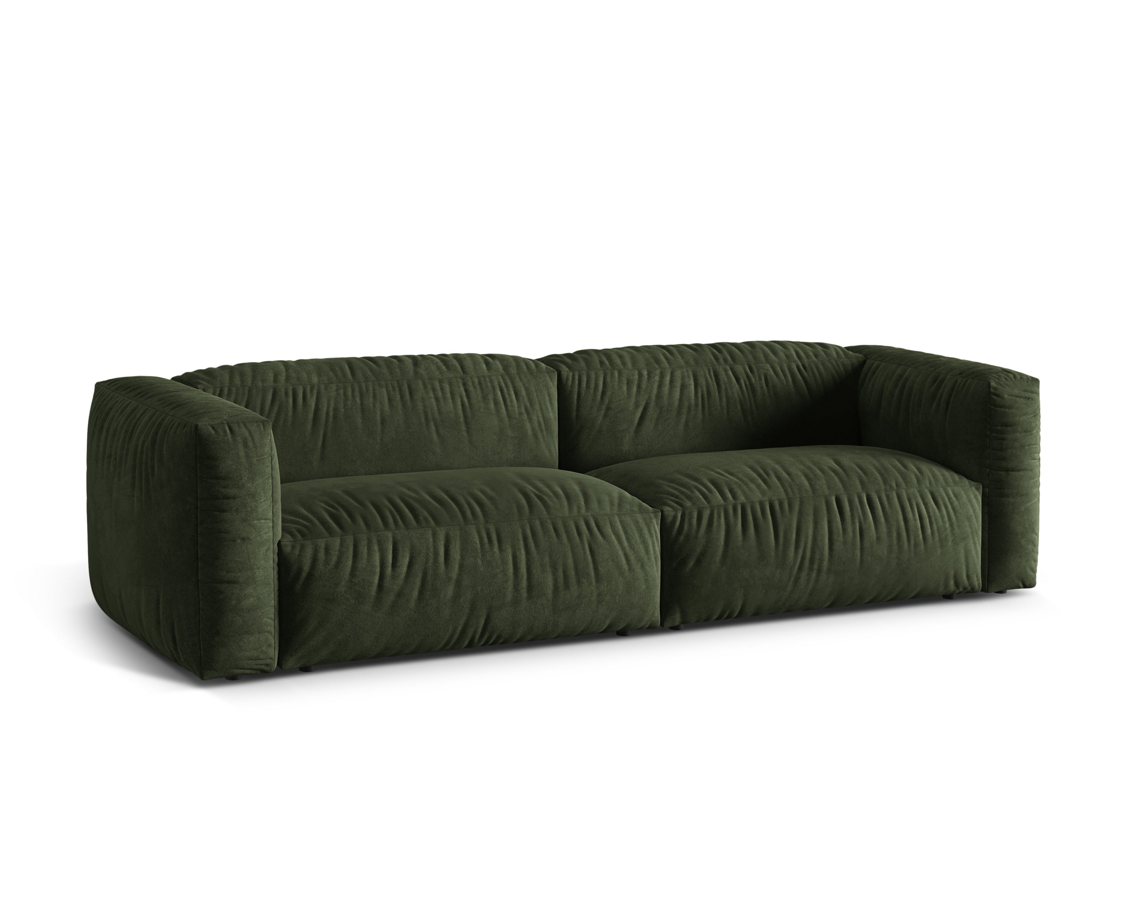 Martina green velvet sofa