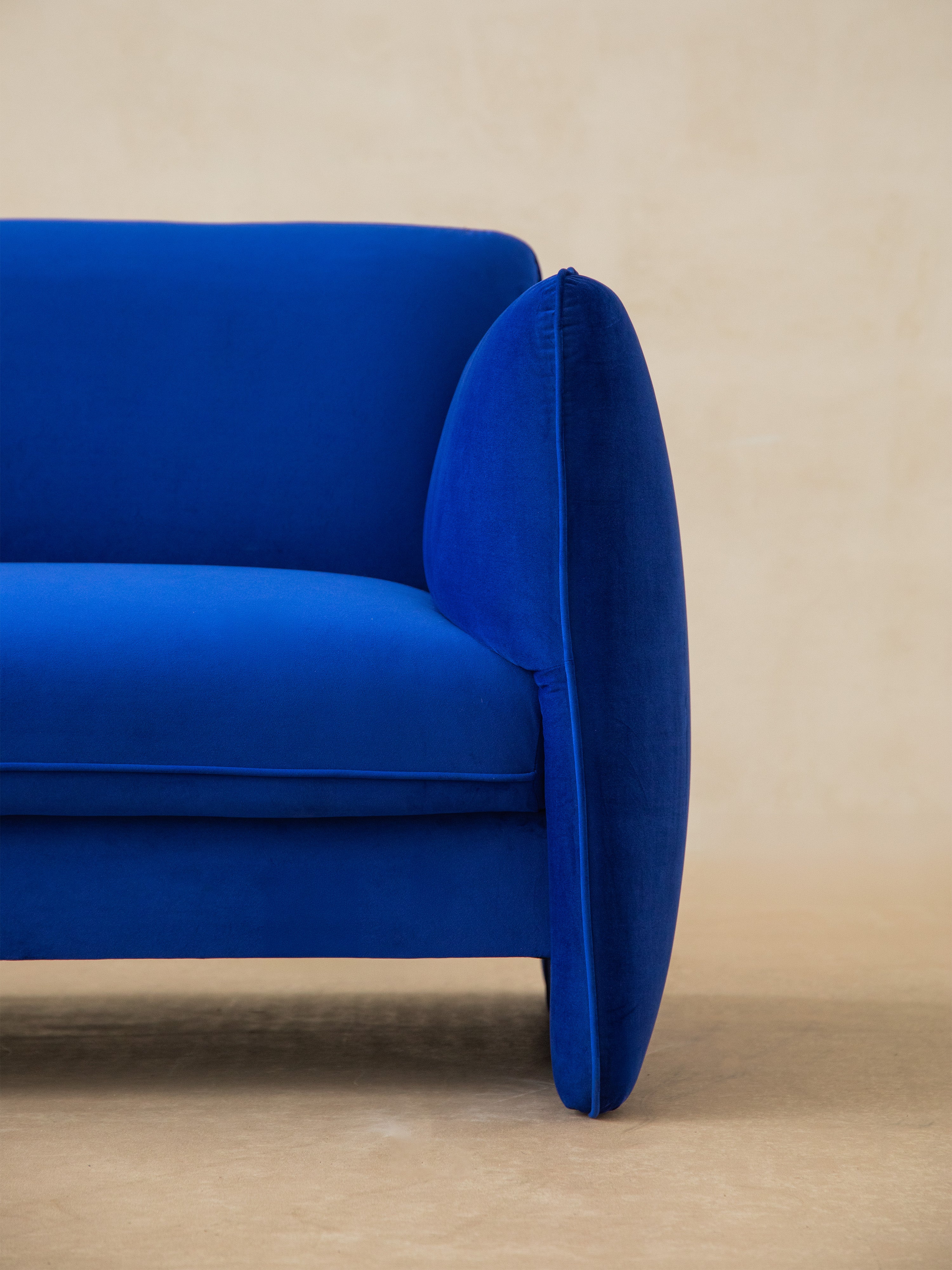 3-seater Sofa GEORGIA light beige chenille