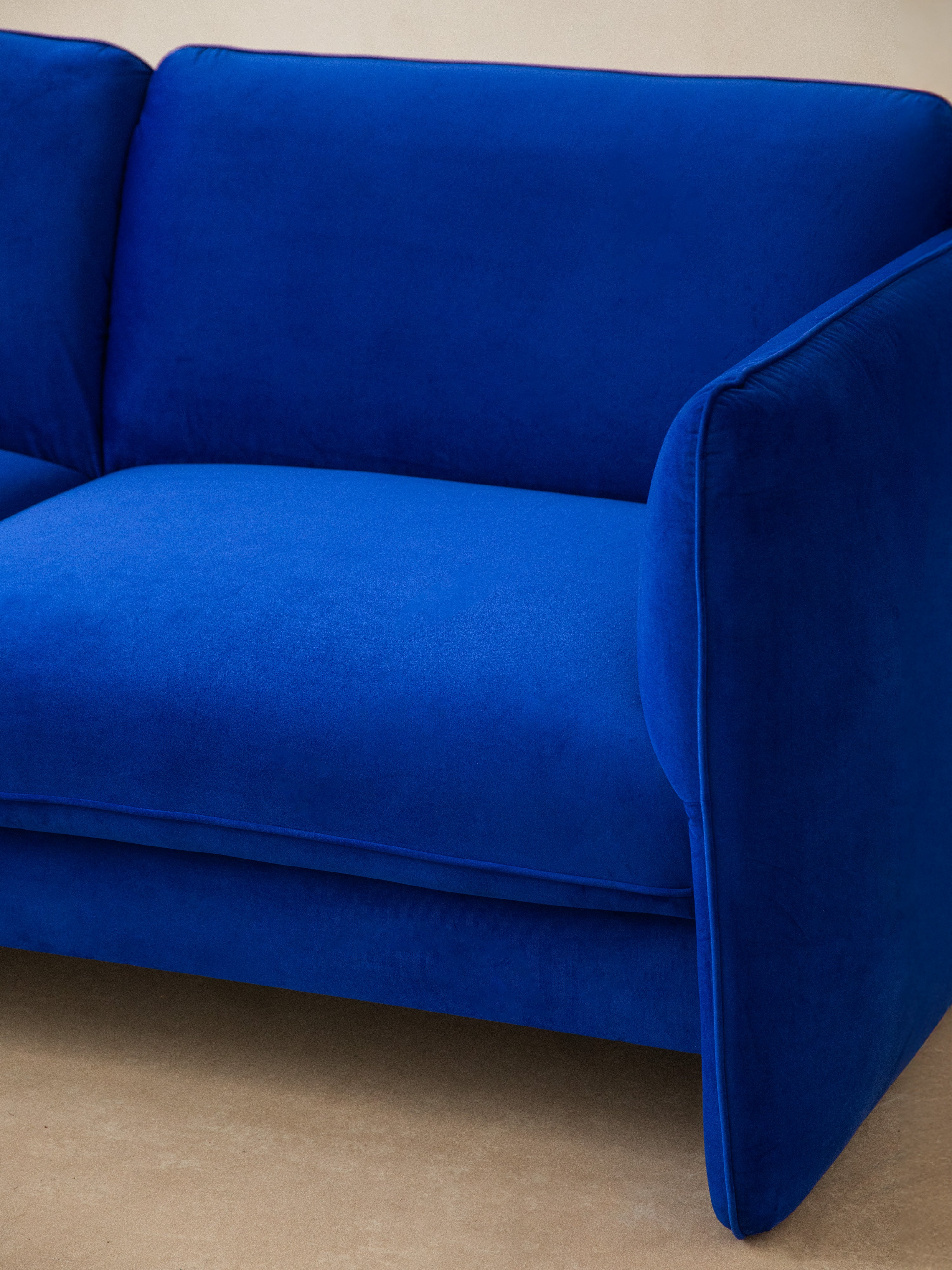 3-seater Sofa GEORGIA light beige chenille