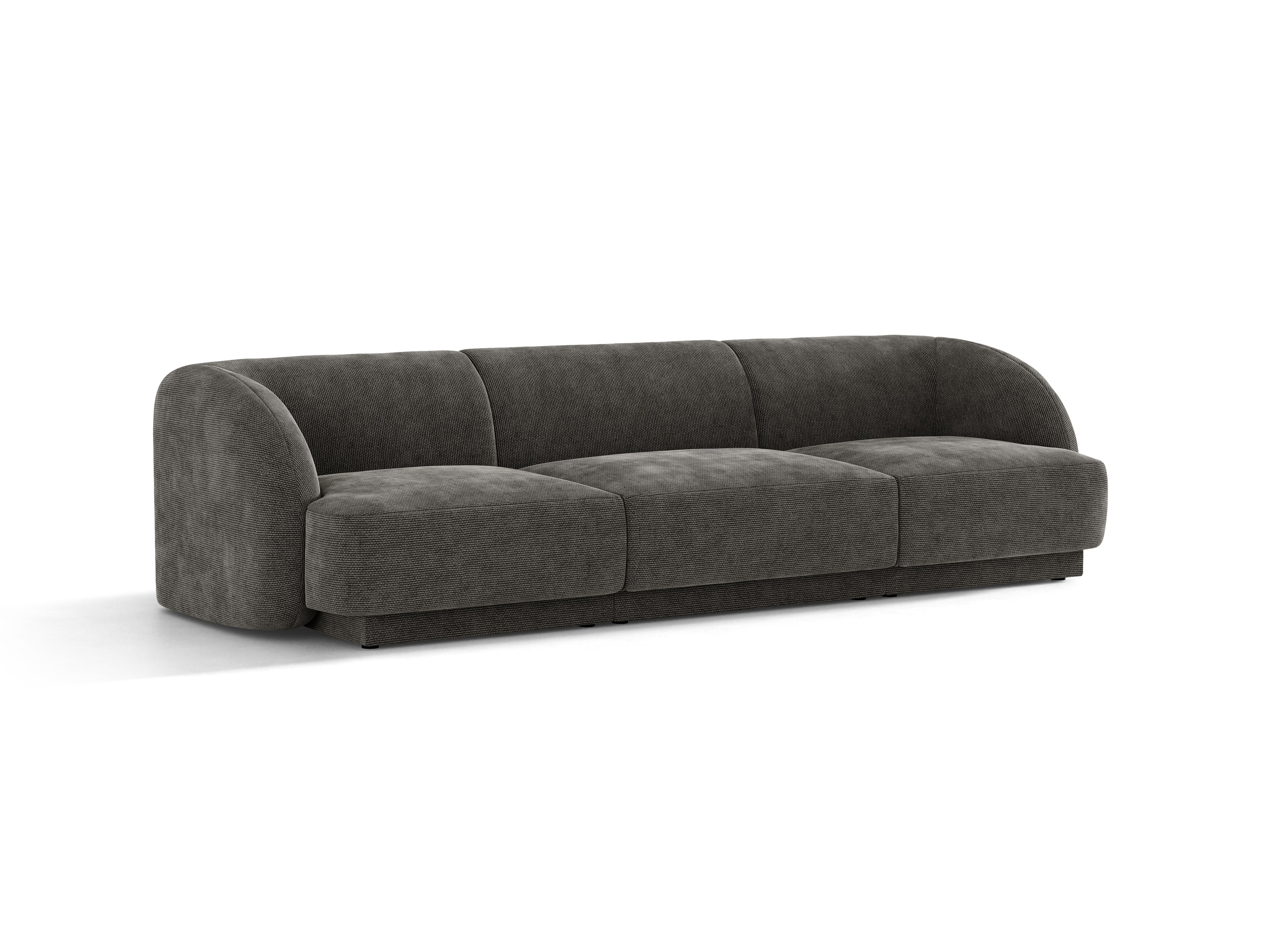 Sofa 3-osobová MILEY šedý szenil hodvábny