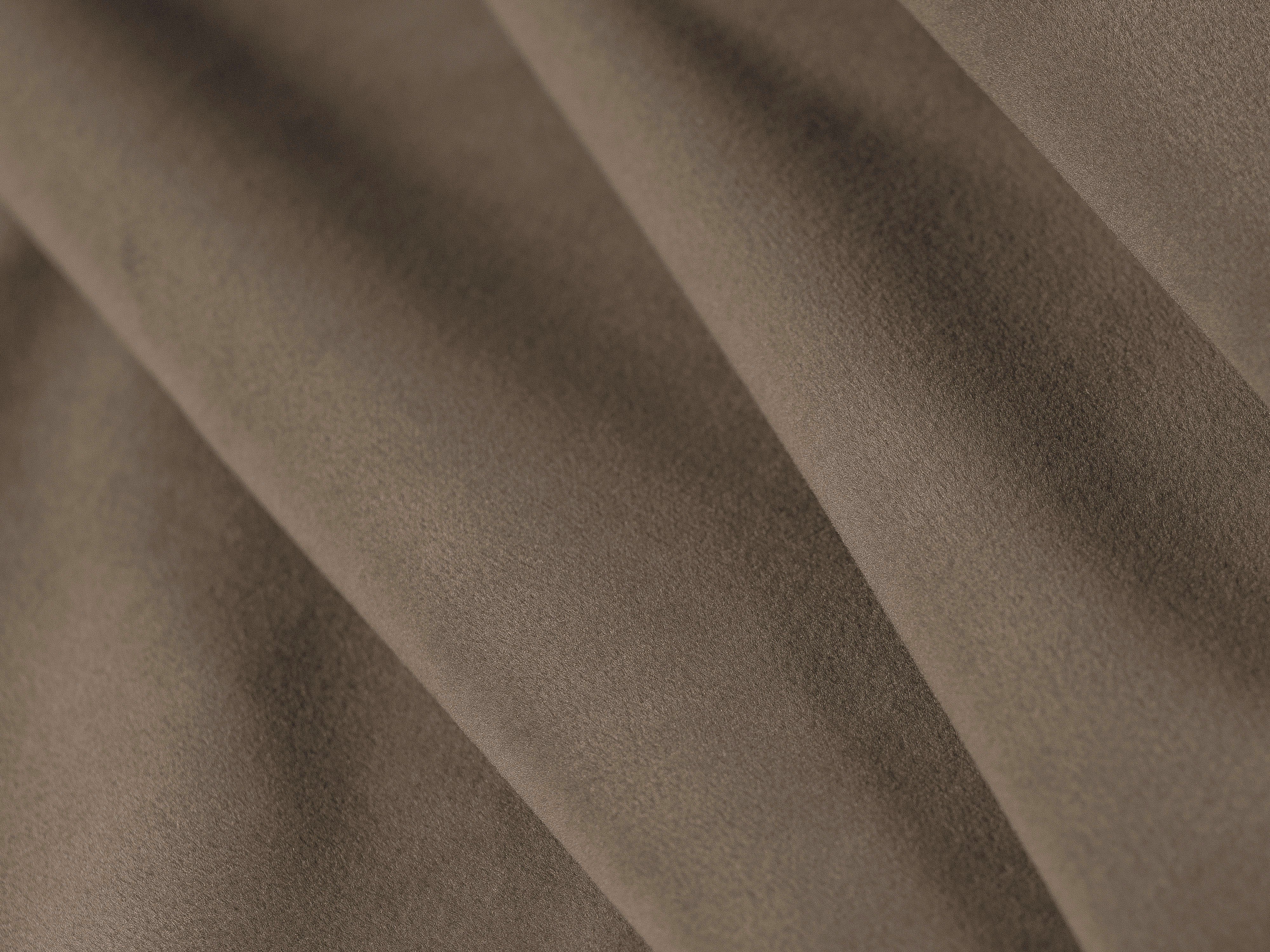 ADA Light Brown Velvet 3-Seater Sofa