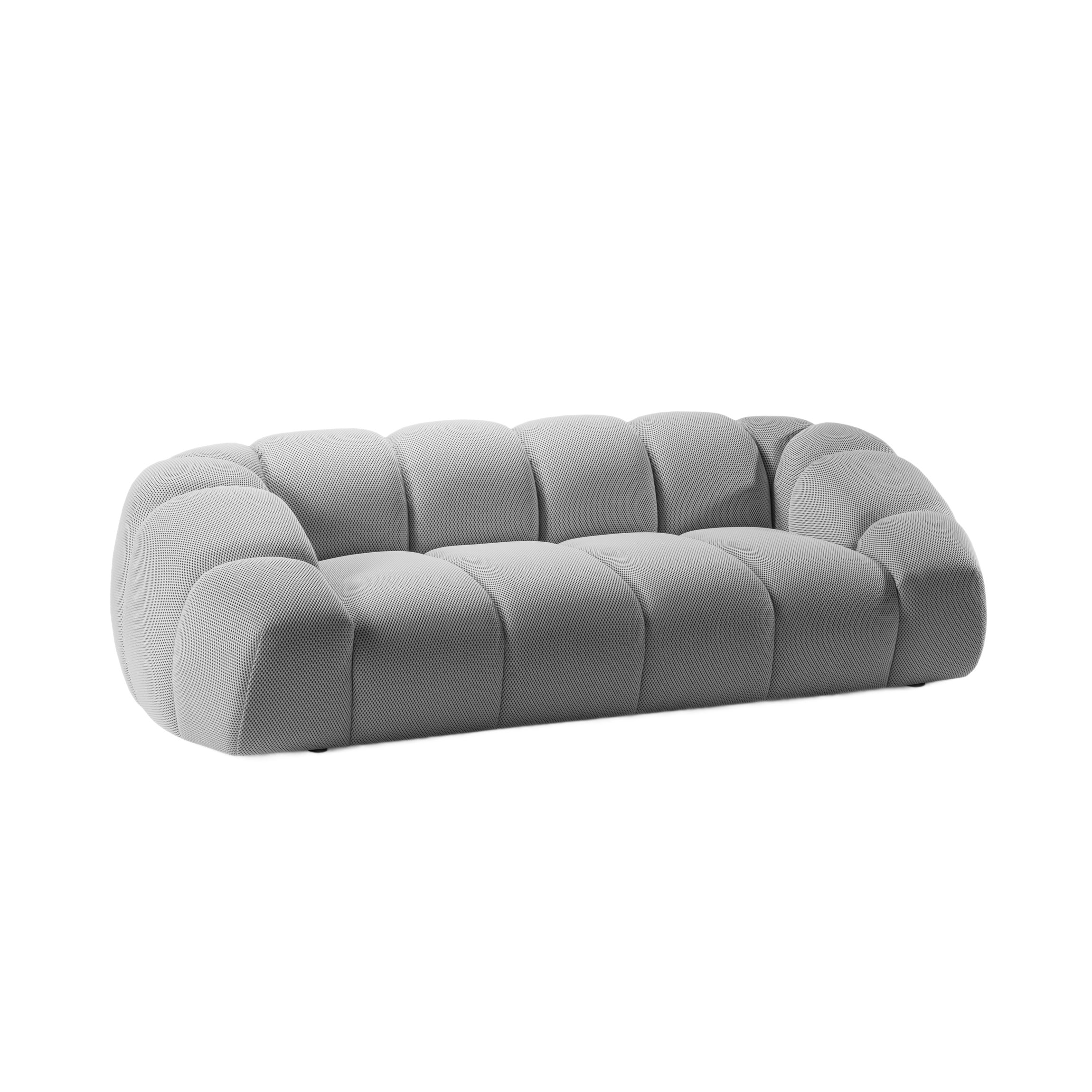 Sofa 3-osobová DIANA strieborná