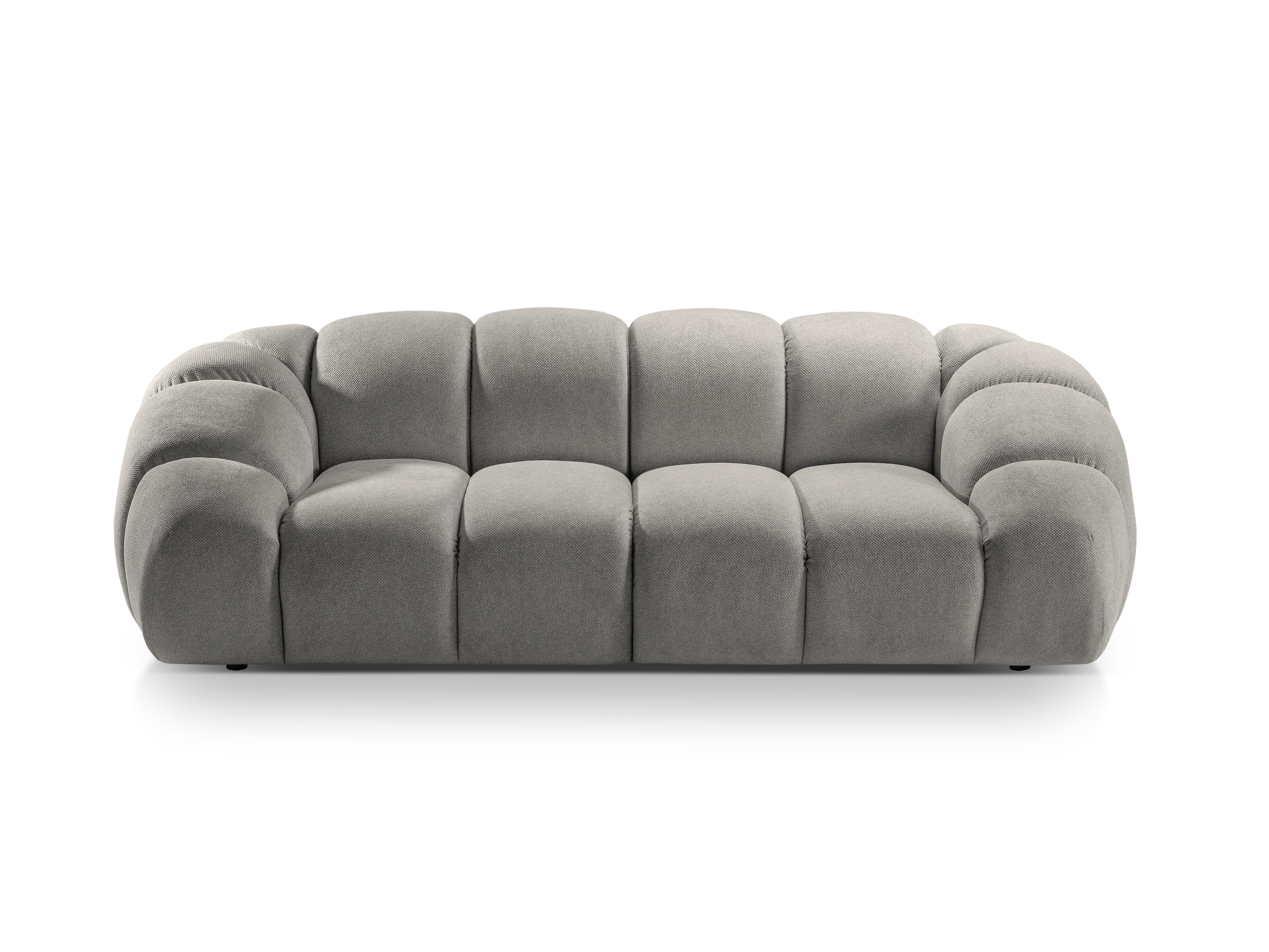 3-seater Sofa DIANA light gray chenille