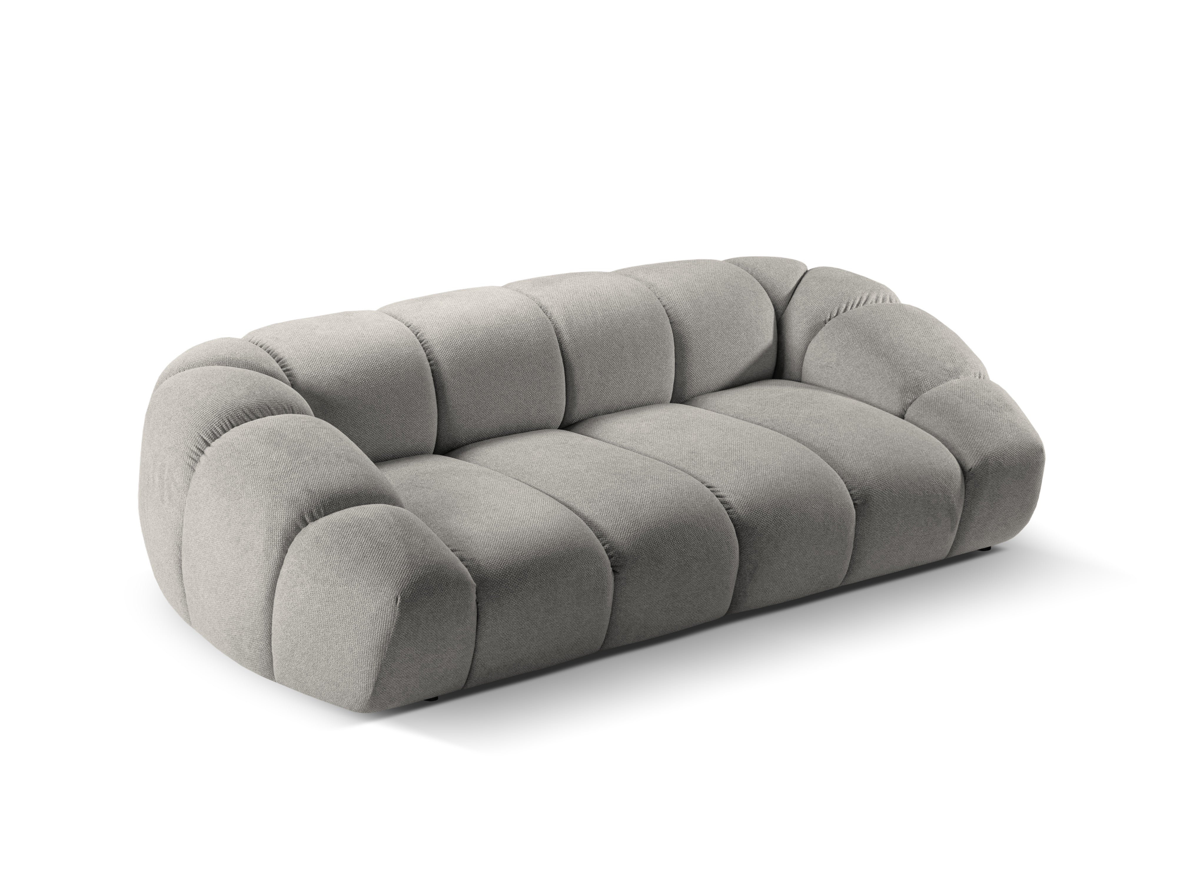 3-seater Sofa DIANA light gray chenille