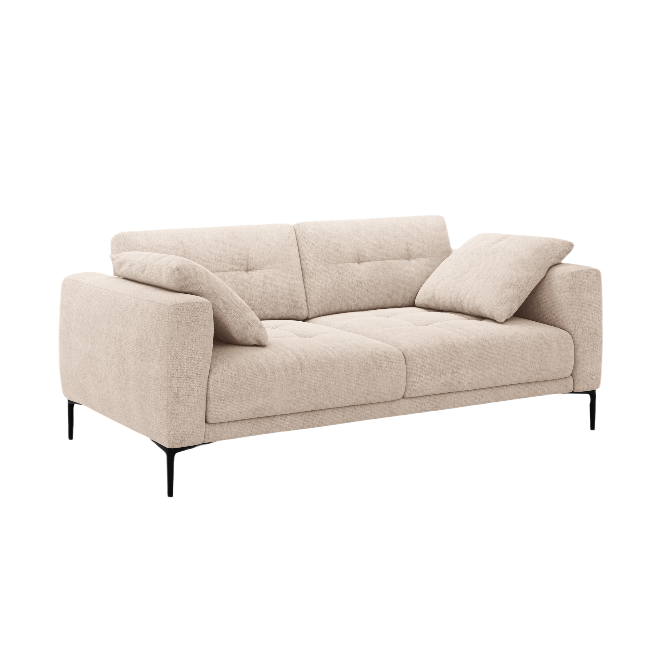BEMY 3-Seater Sofa in Sandy Chenille