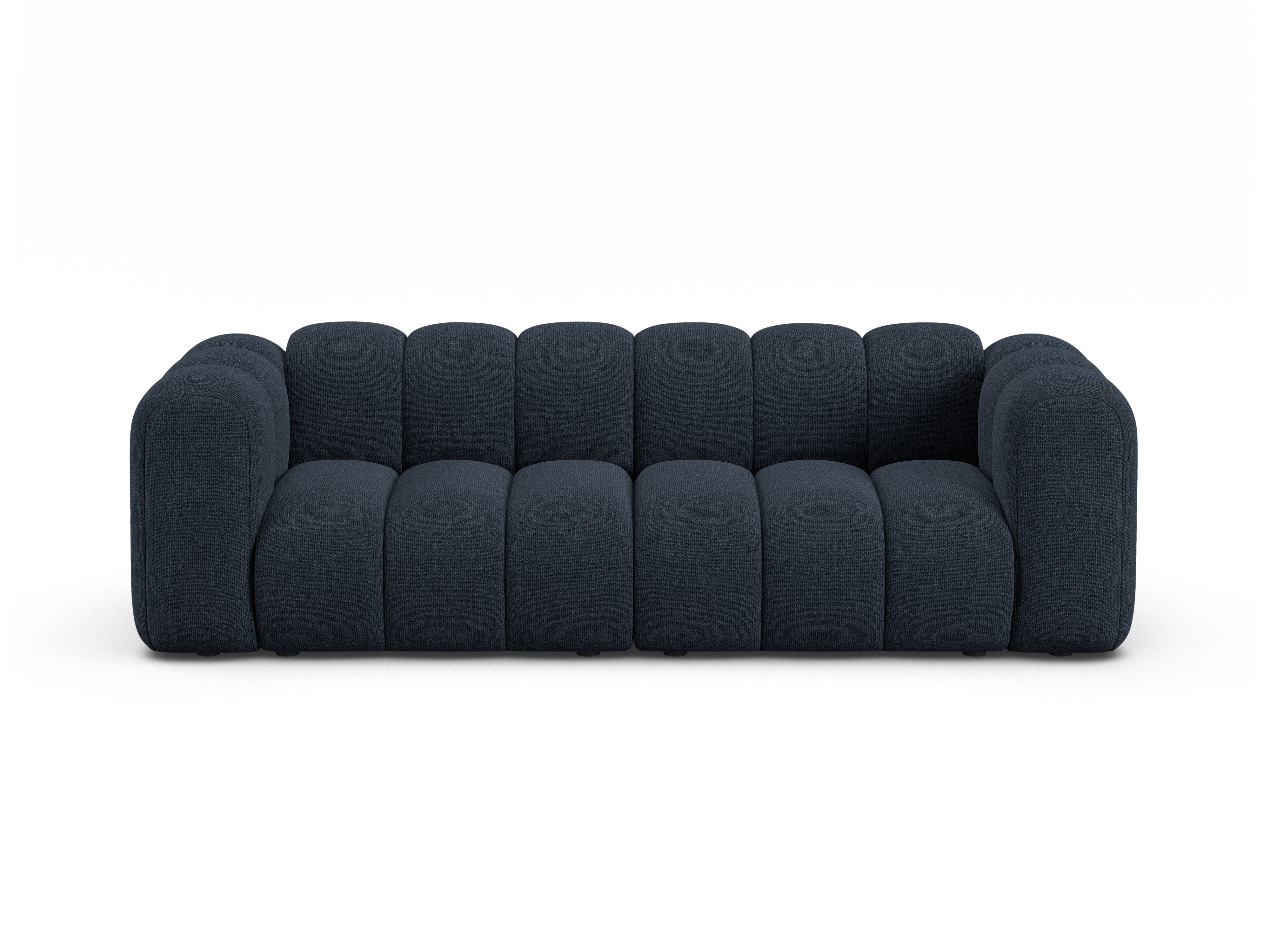 3-seater Sofa LUPINE navy chenille