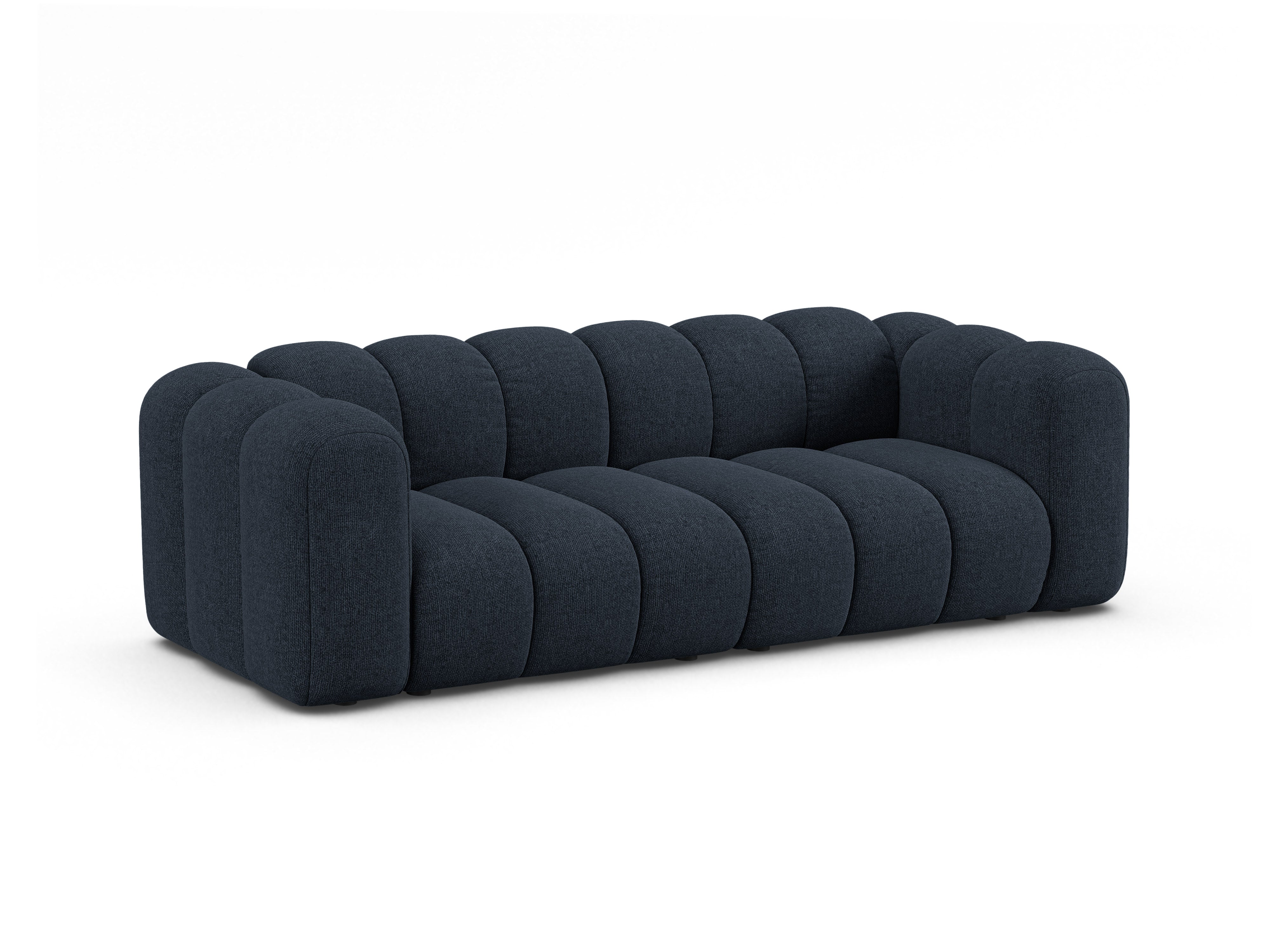 3-seater Sofa LUPINE navy chenille