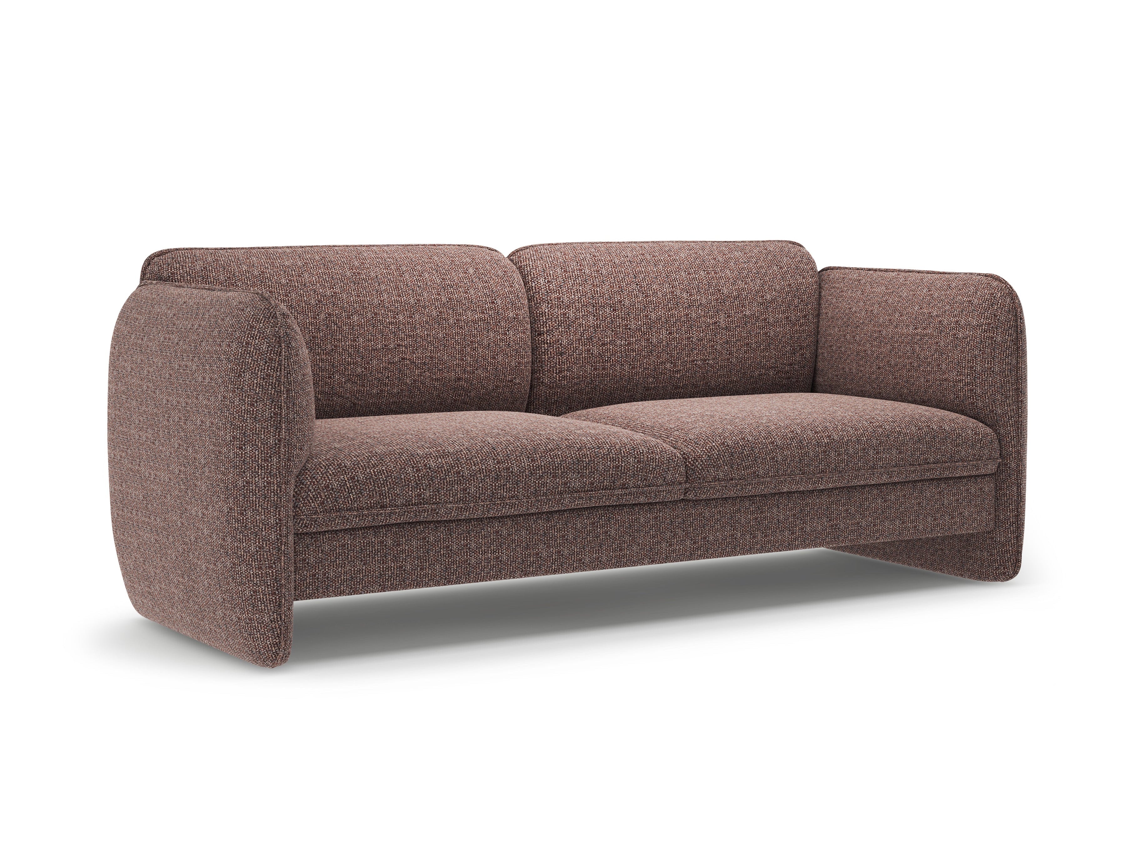 Sofa pre 3 osoby GEORGIA hnedý šenil