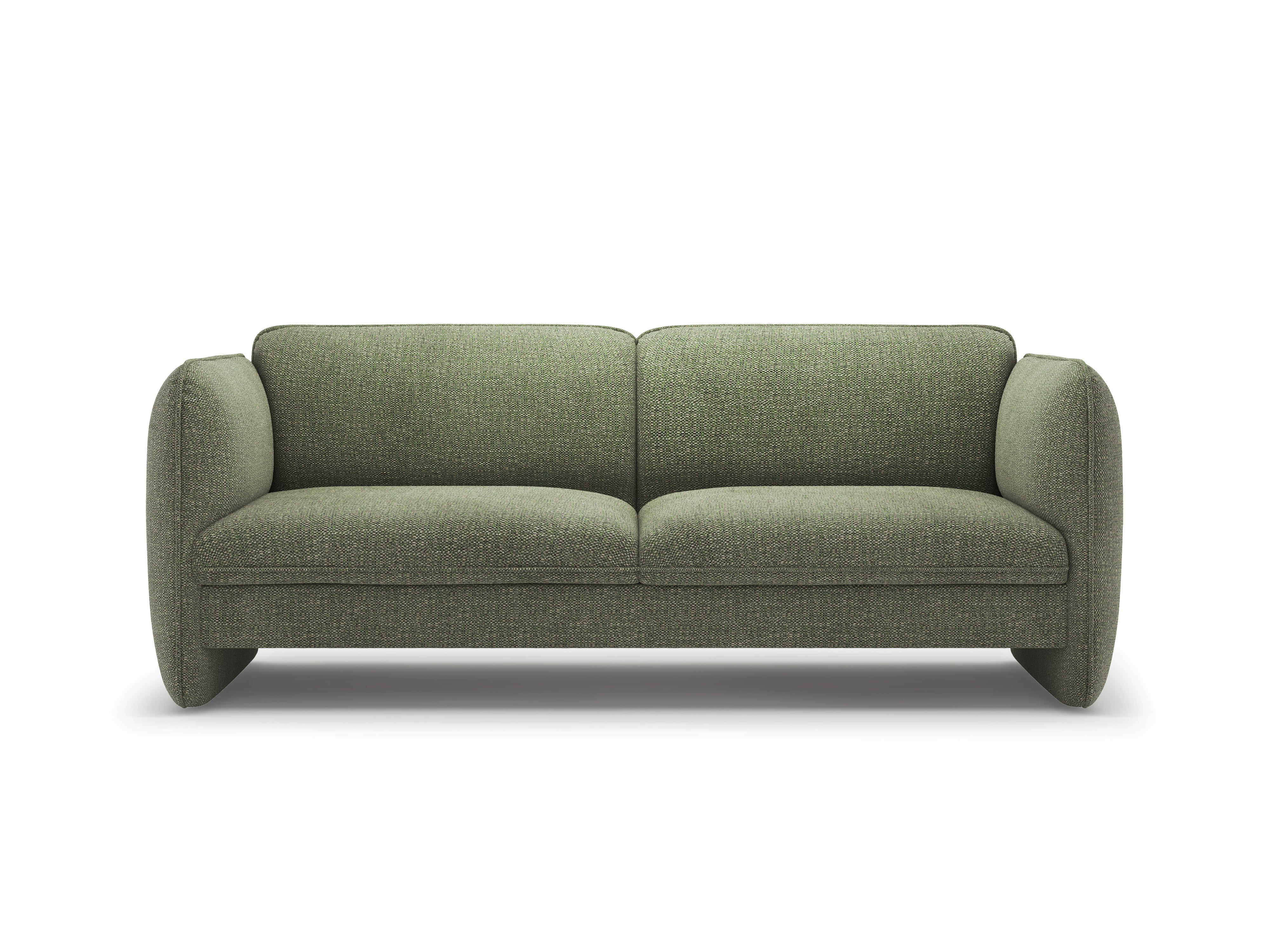 Sofa pre 3 osoby GEORGIA zelený šenil