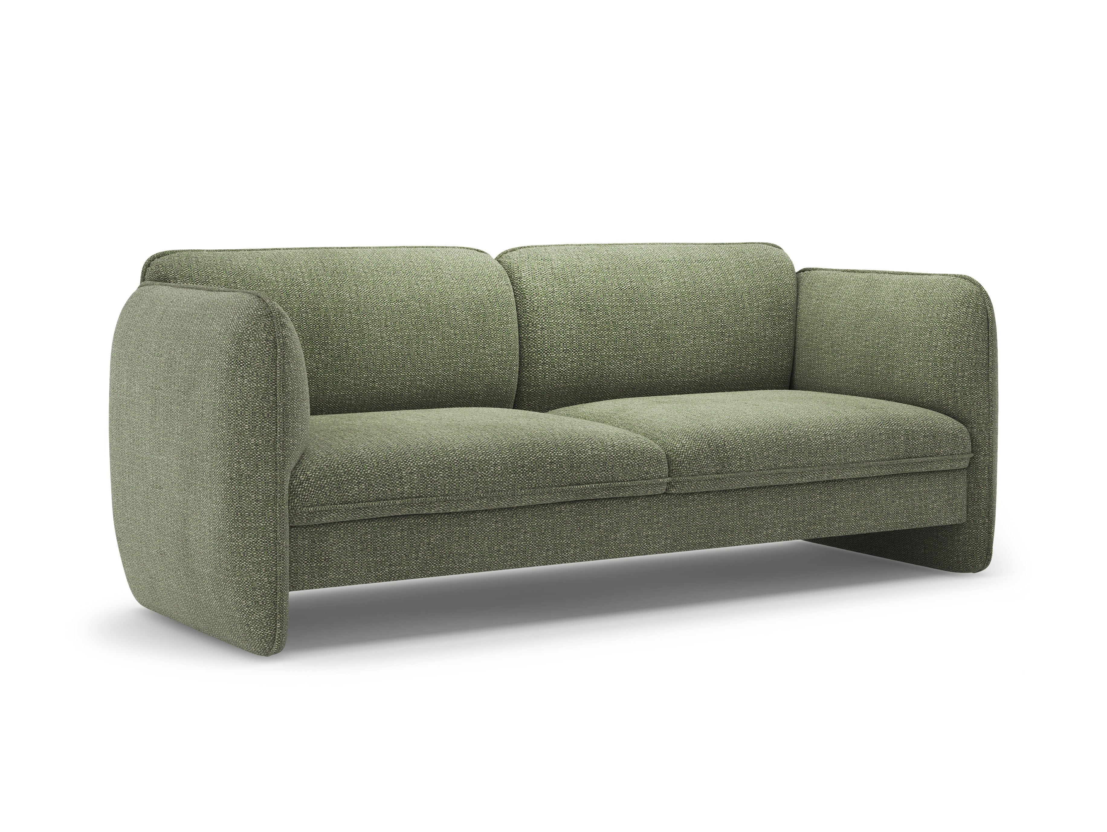 Sofa pre 3 osoby GEORGIA zelený šenil