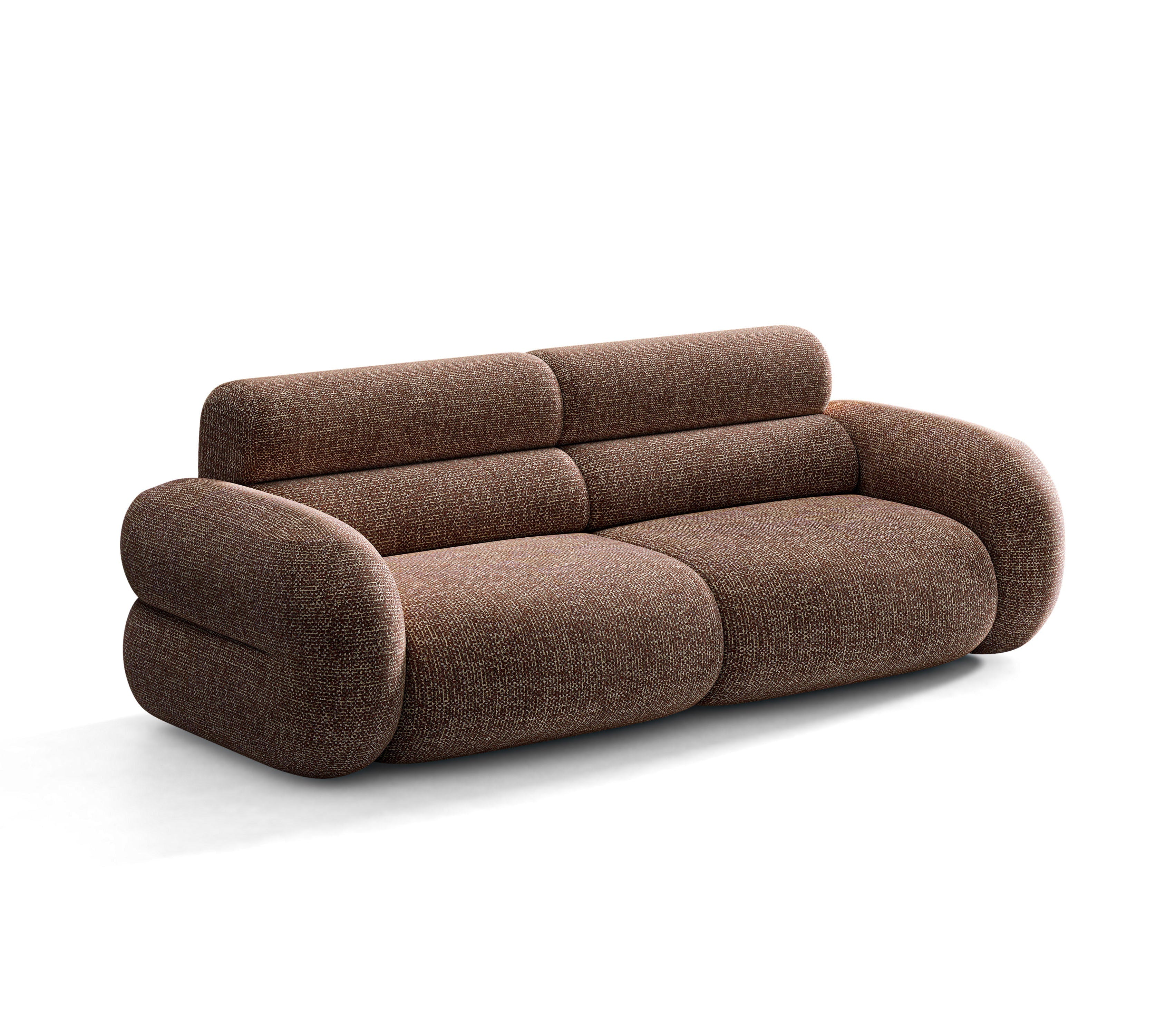 Sofa 3-osobová NEO hnedý melír