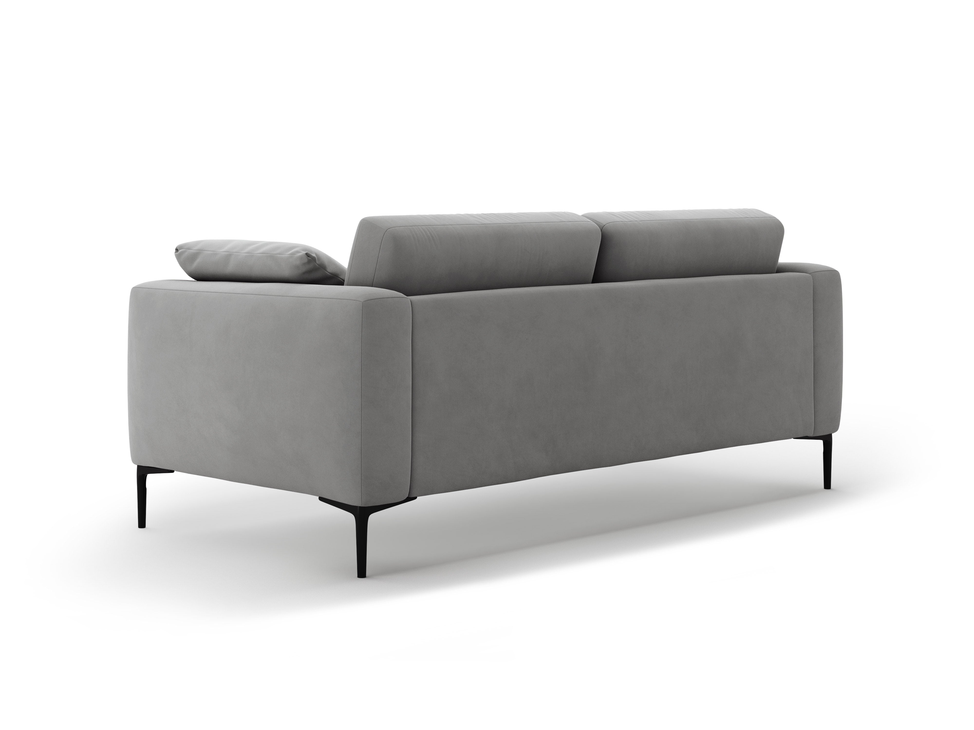 Velvet sofa 3-seater BEMY gray