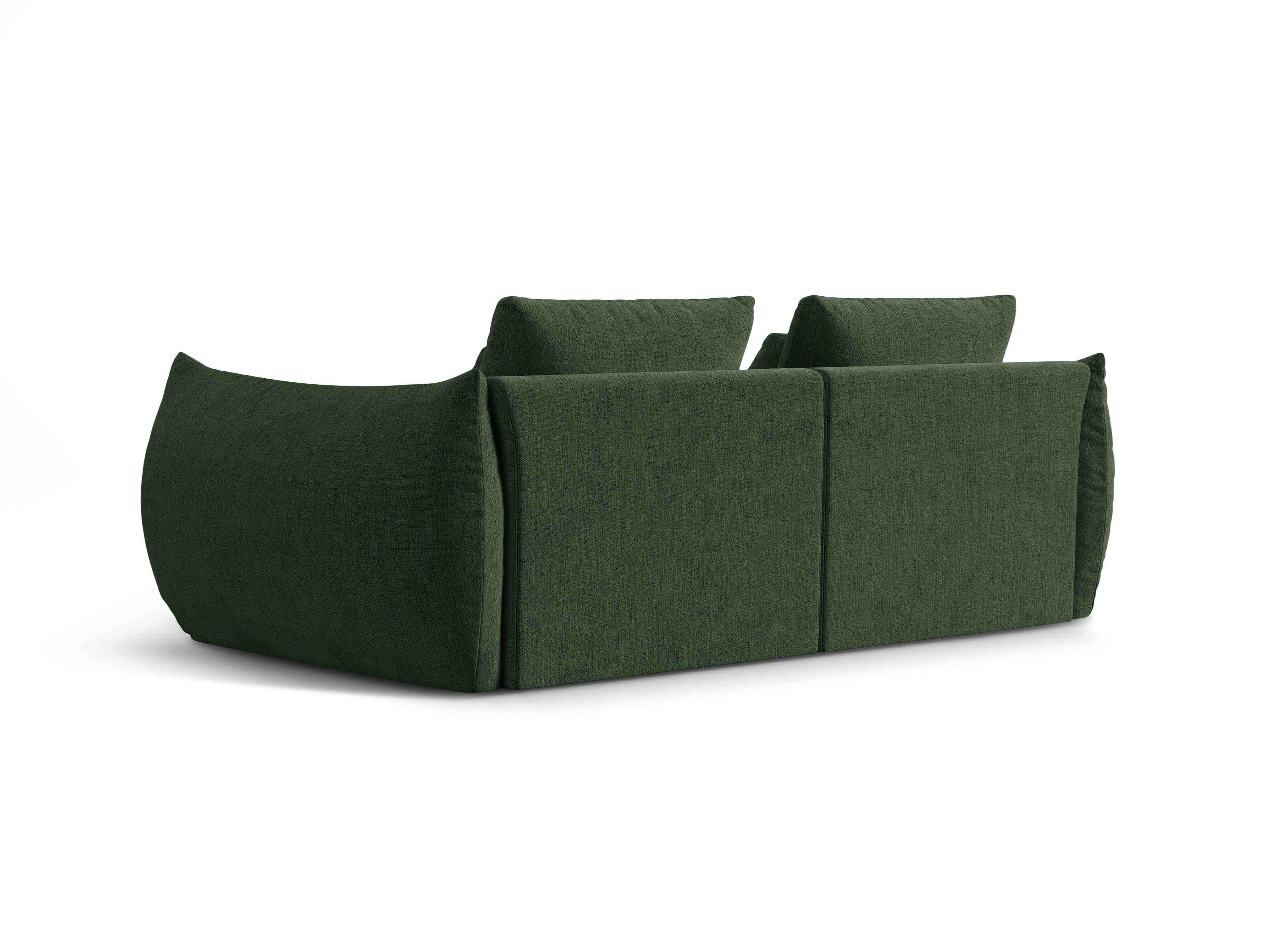 Dark green 3-person sofa sofa