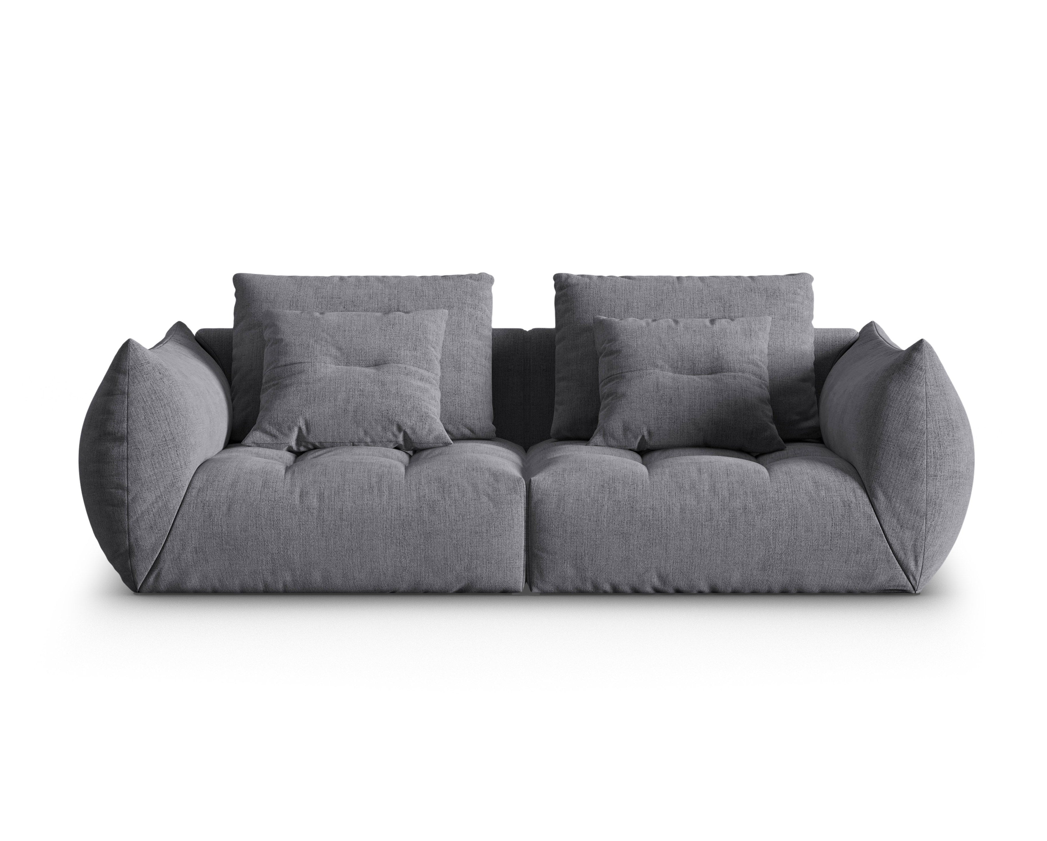 3-seater Bloom gray sofa