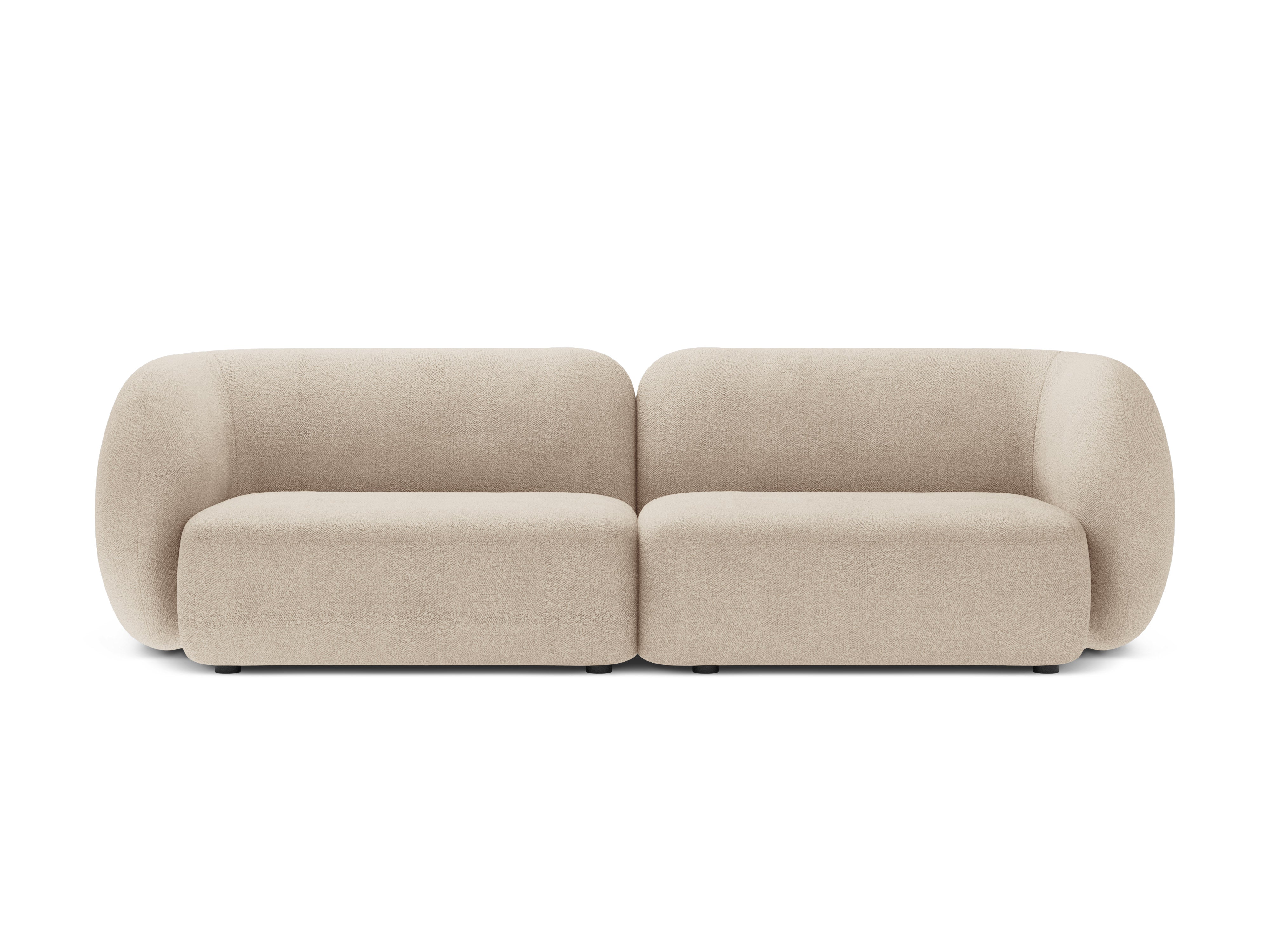 4-seater KATE sofa beige boucle