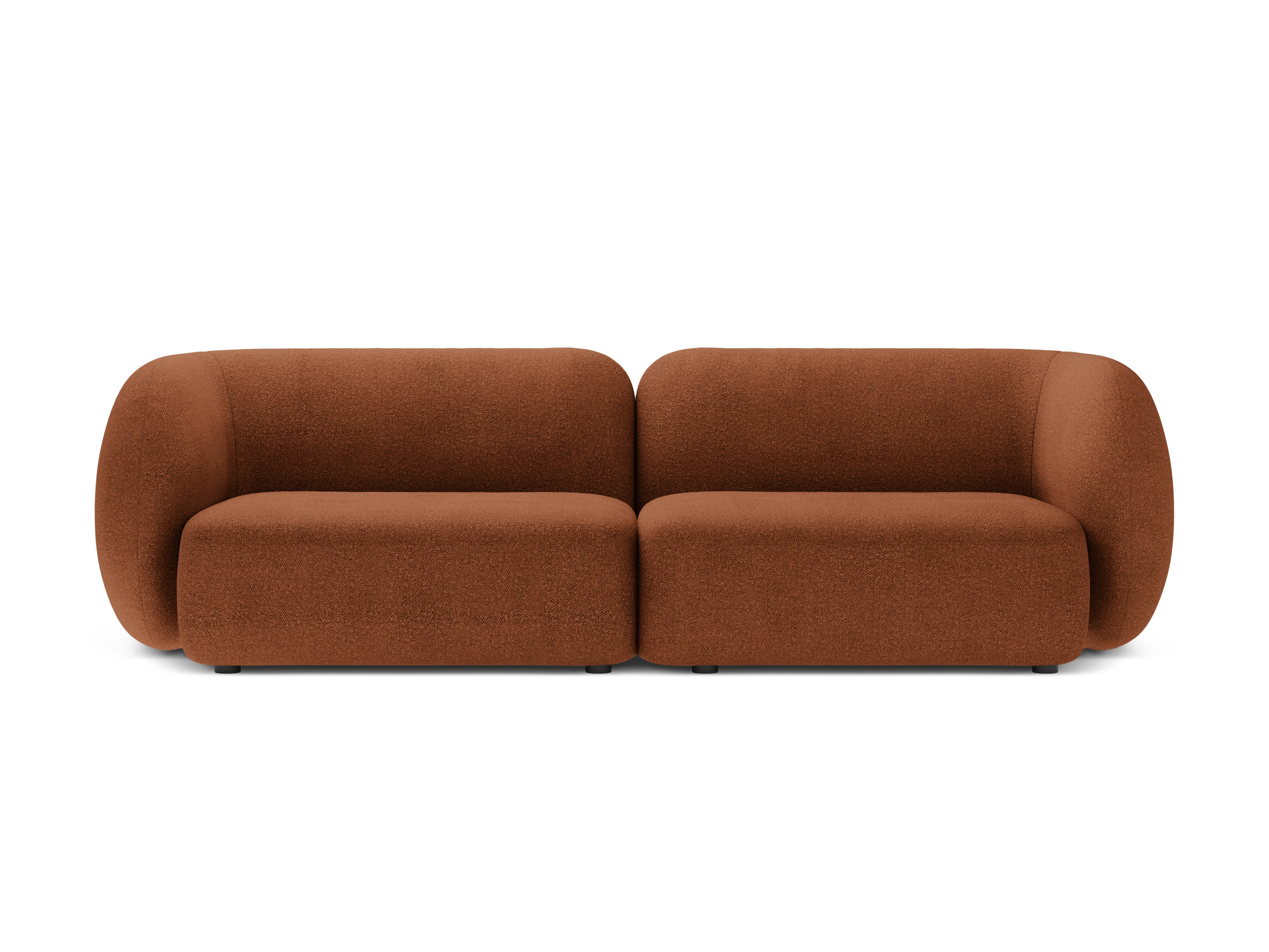 Sofa 4-osobowa KATE terracotta boucle – Micadoni
