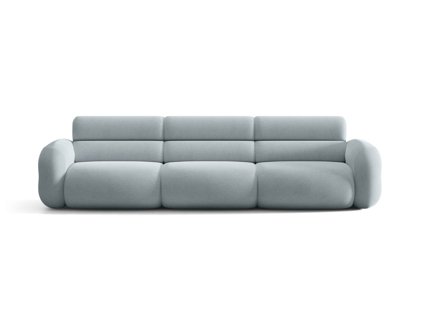 Sofa pre 4 osoby NEO v modrom boucle