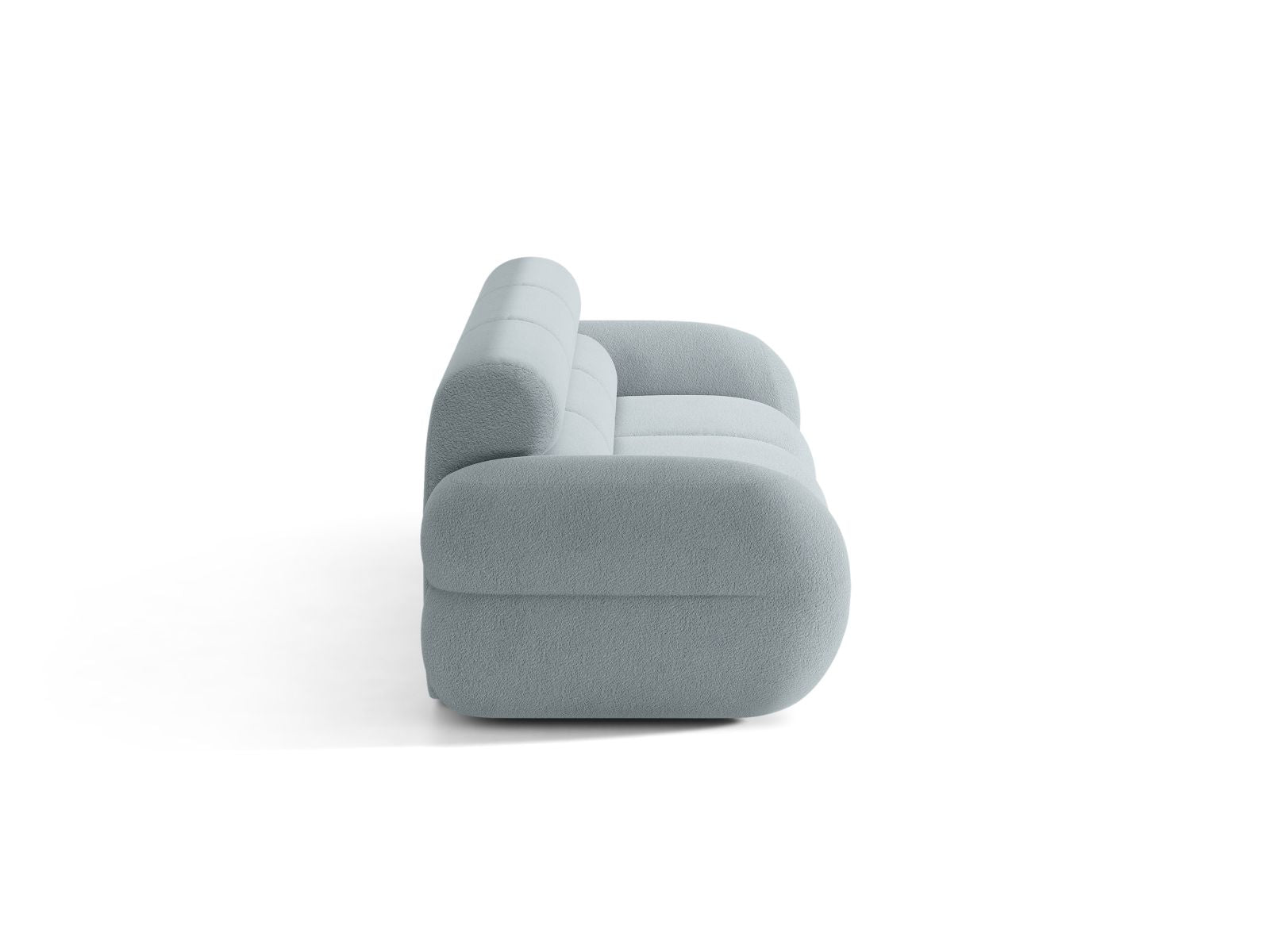 Sofa pre 4 osoby NEO v modrom boucle