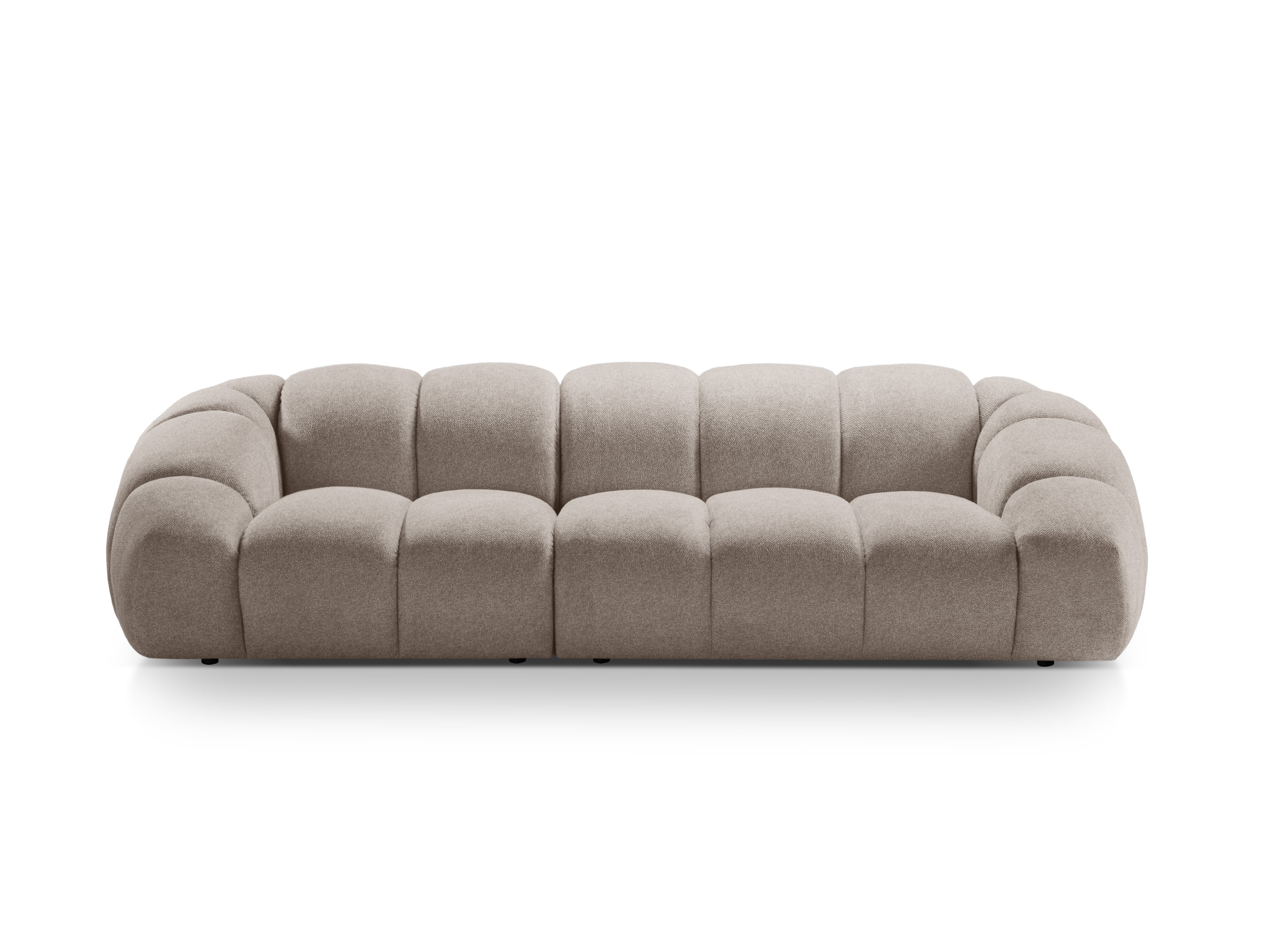 4-seater Sofa DIANA dark beige chenille