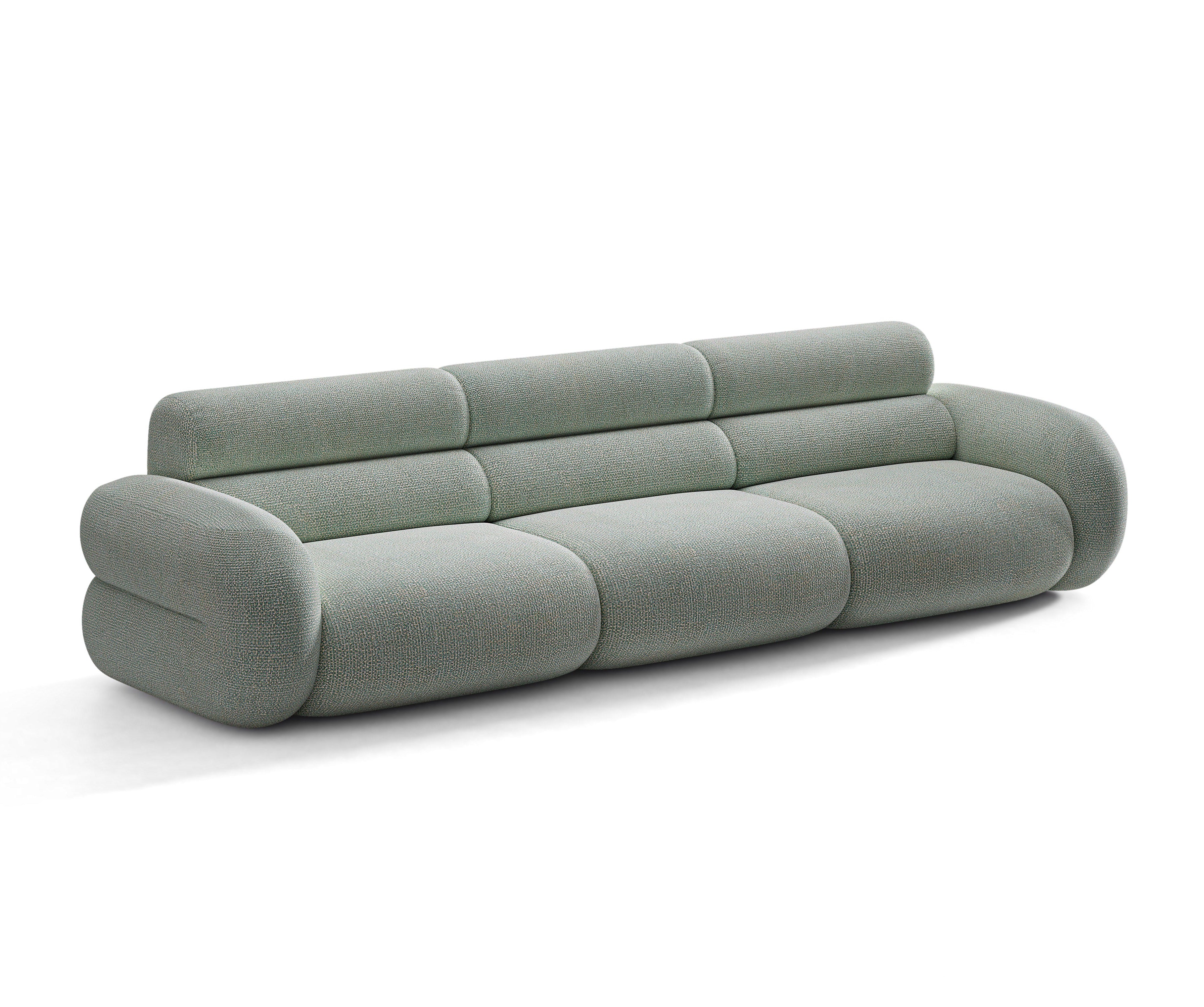 Sofa 4-osobowa NEO niebieski melanż