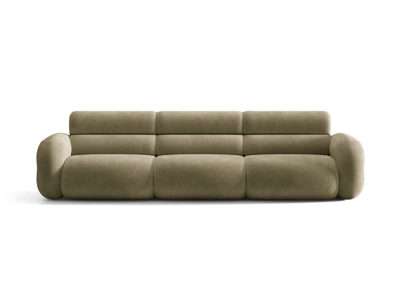 Sofa pre 4 osoby NEO olivový šenil