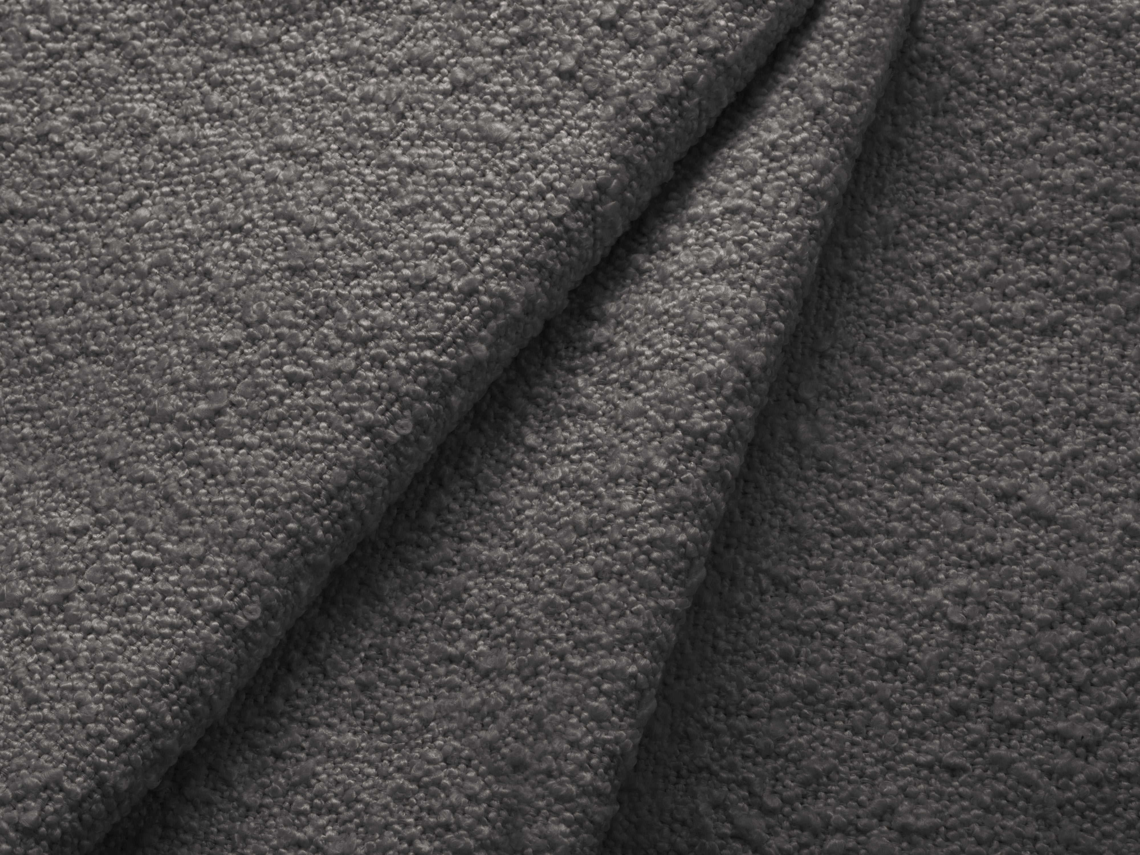 POPPY dark gray boucle armchair