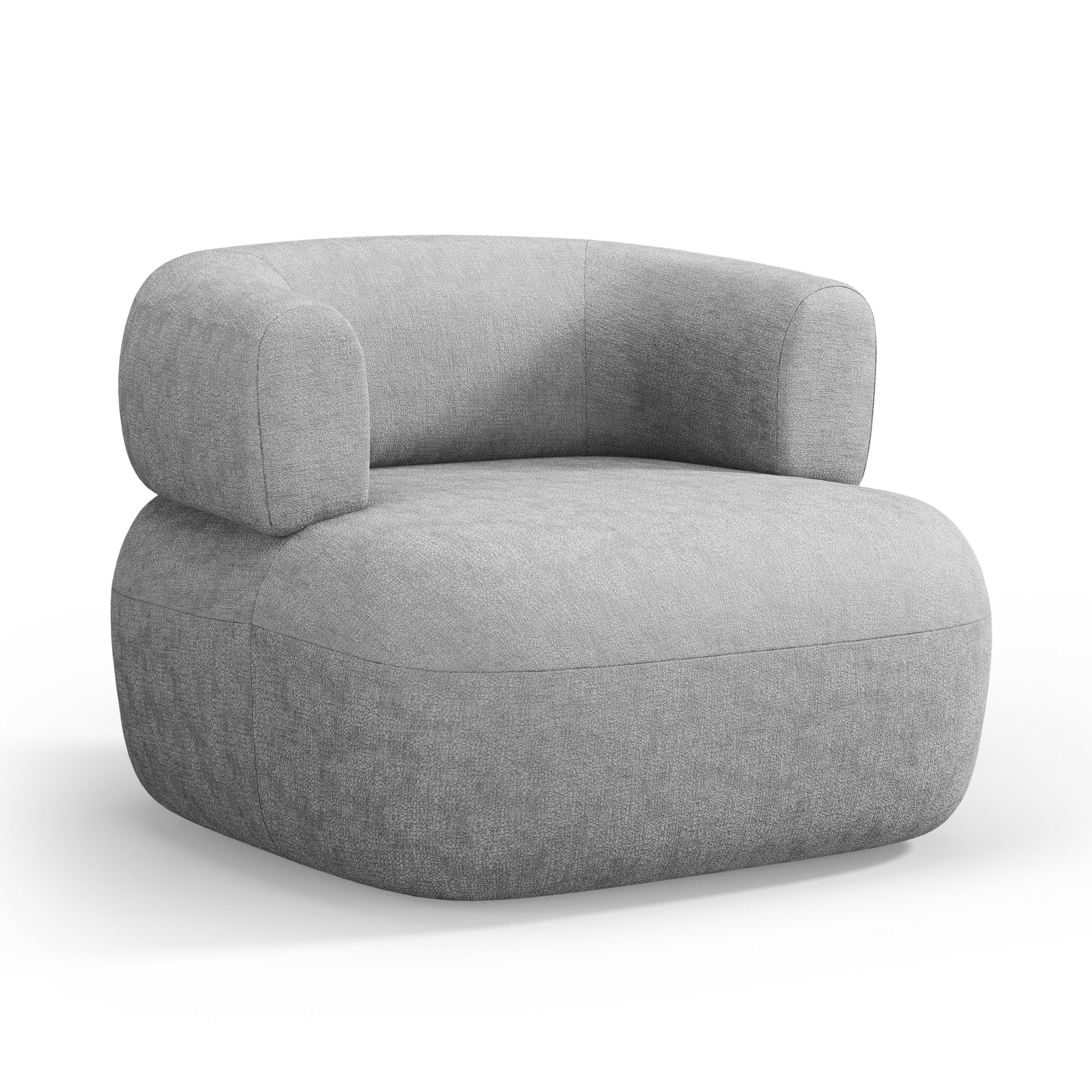 JENNY Armchair Silver Chenille