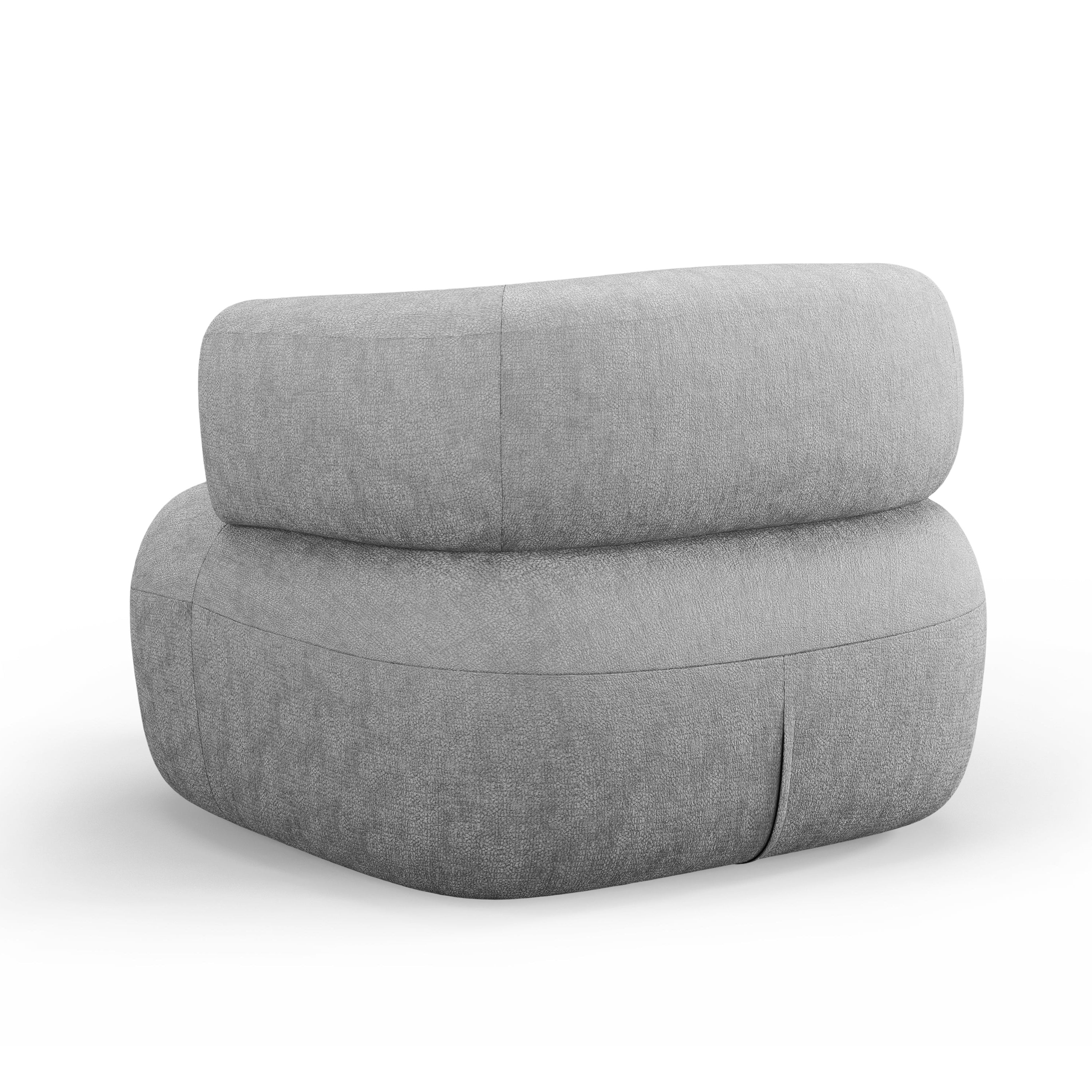 JENNY Armchair Silver Chenille