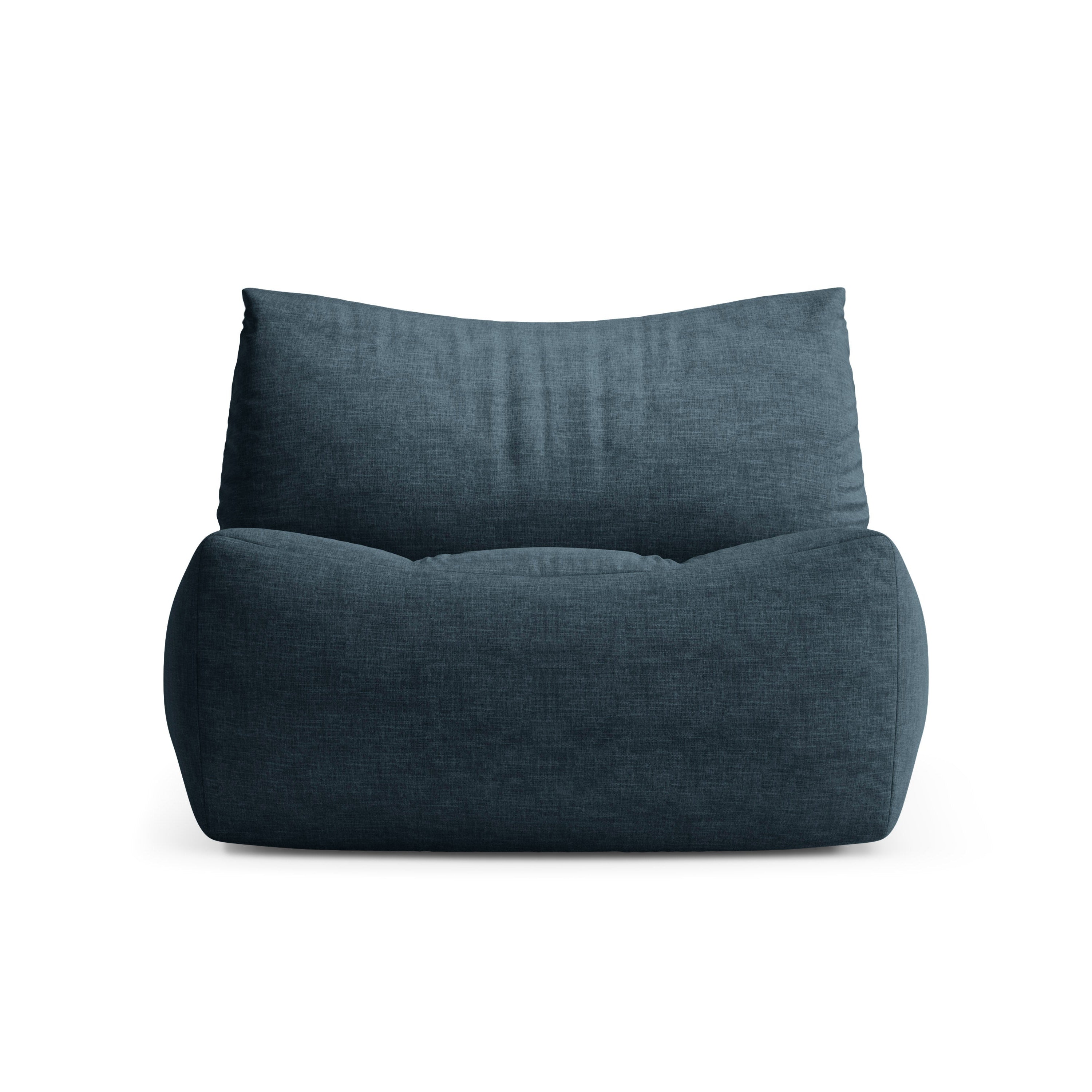 Fotel TOVE modrý denim