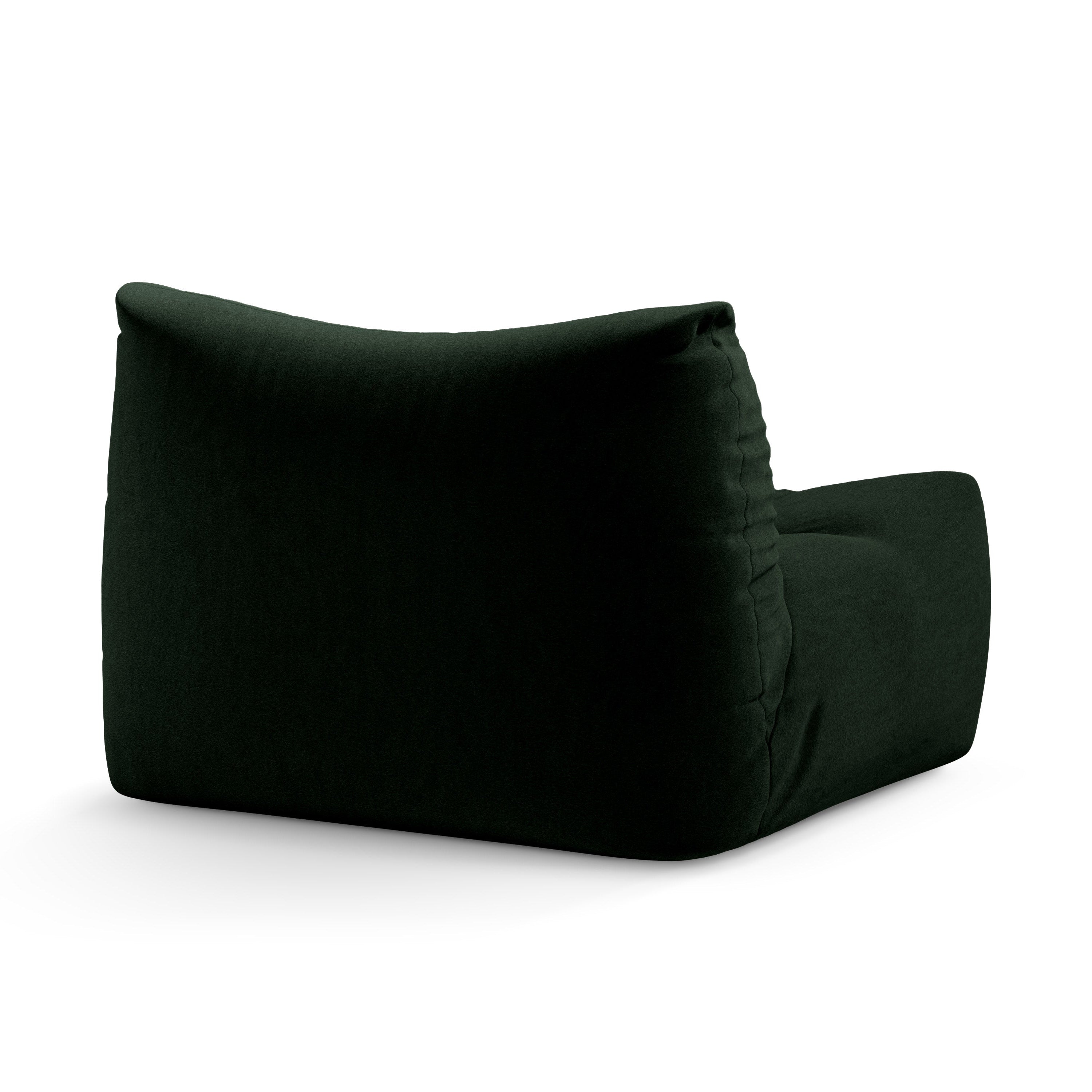 Velvet Armchair TOVE Bottle Green