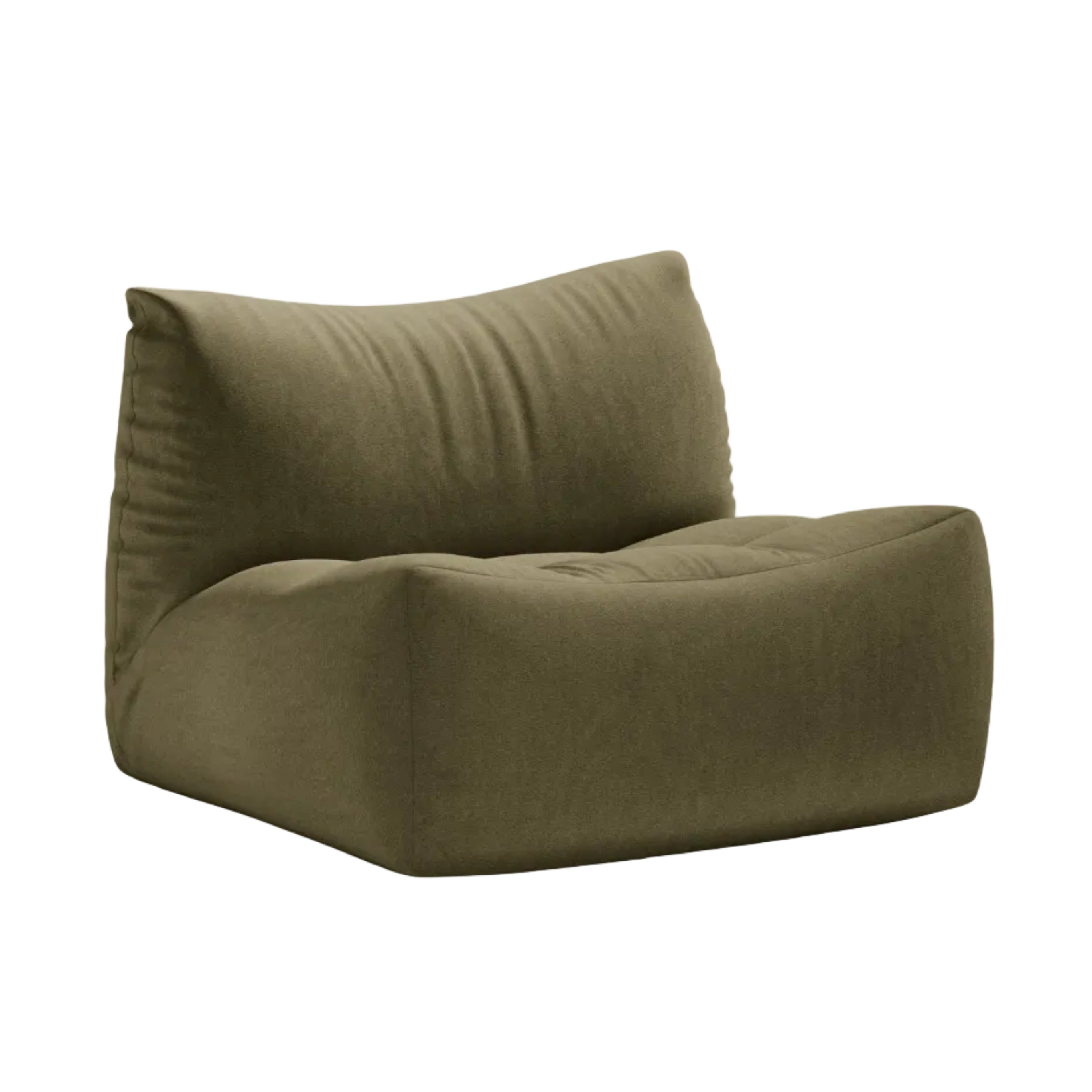 velvet armchair TOVE light green