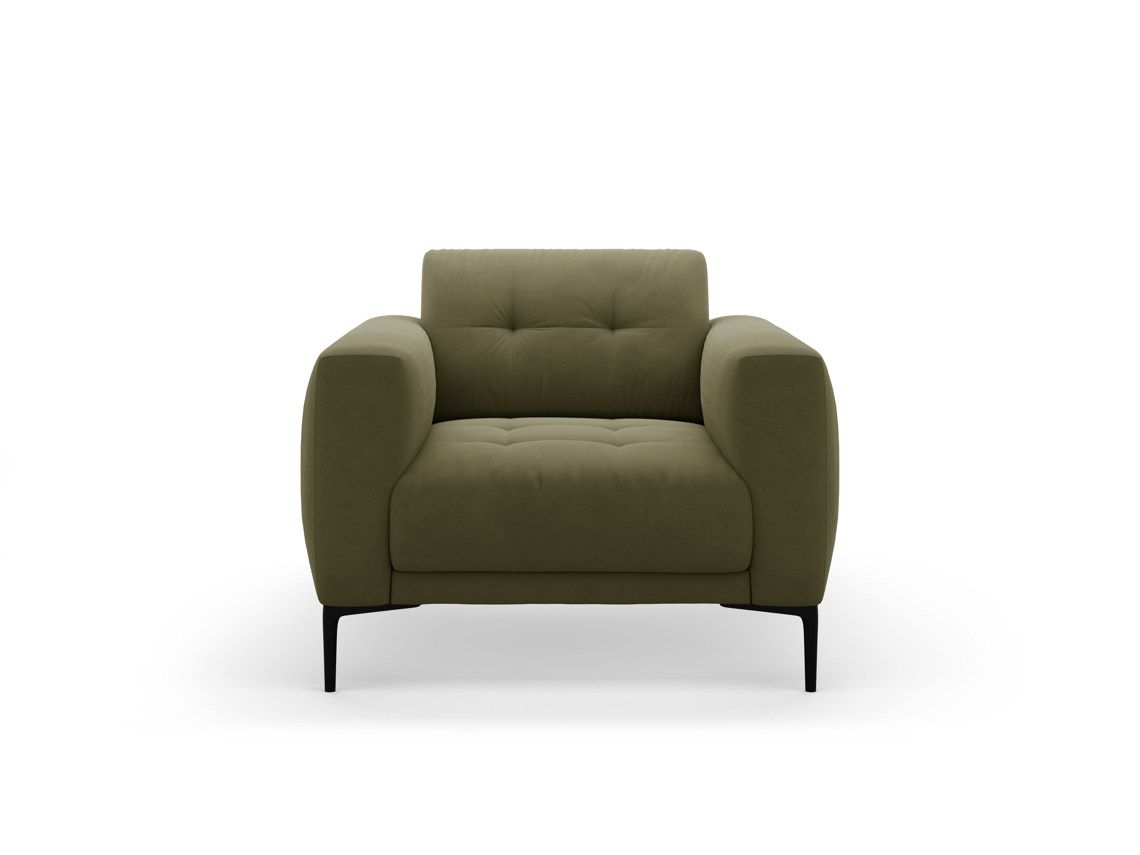 Velvet Armchair BEMY Green
