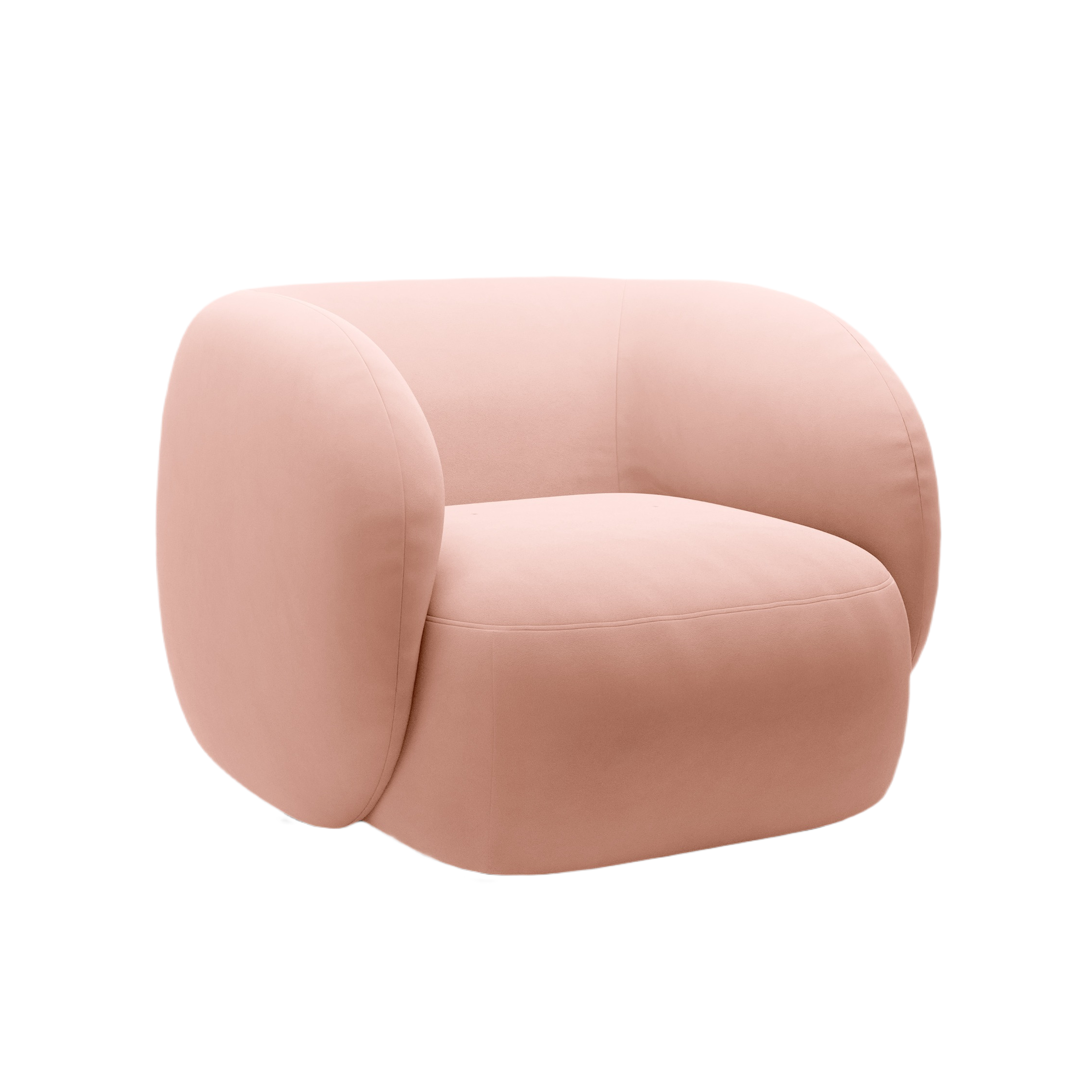 Velvet Armchair KATE Pink