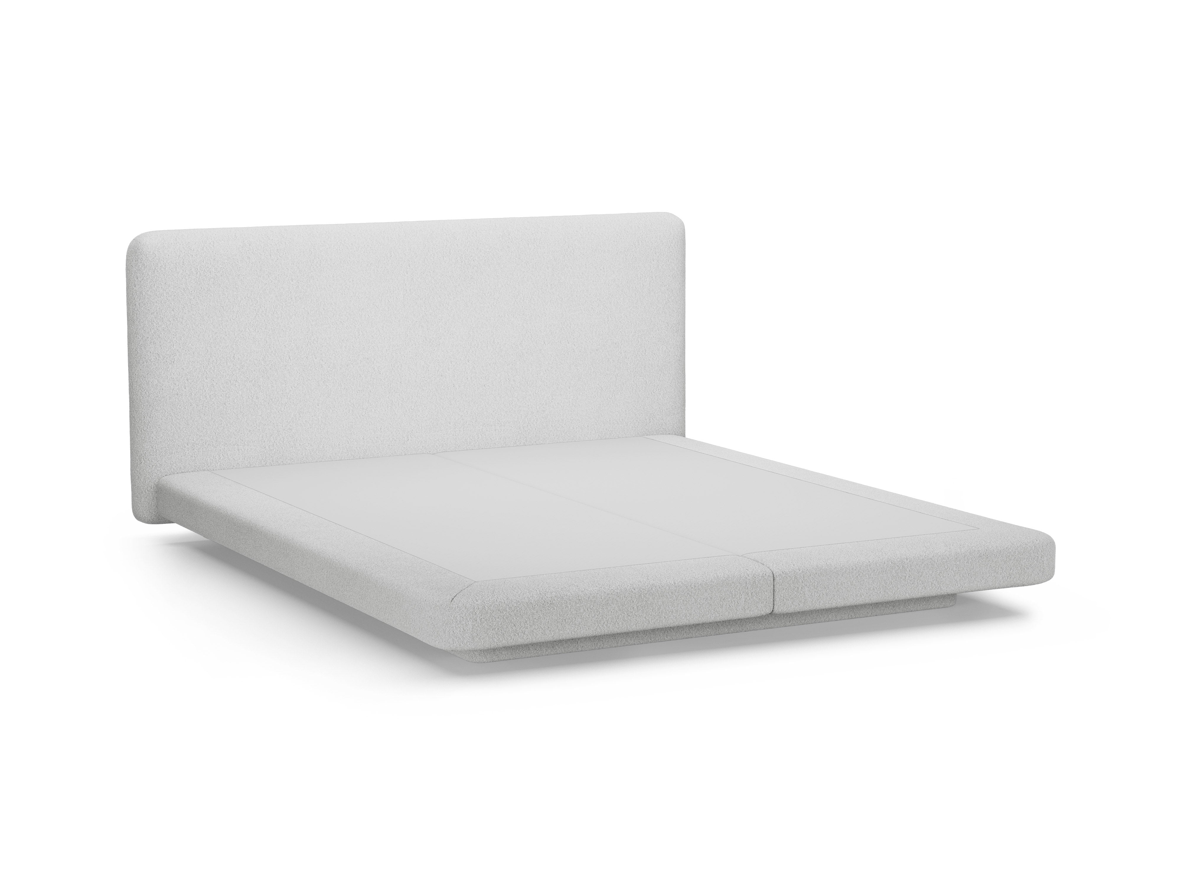 Posteľ LINEA svetlo šedý boucle