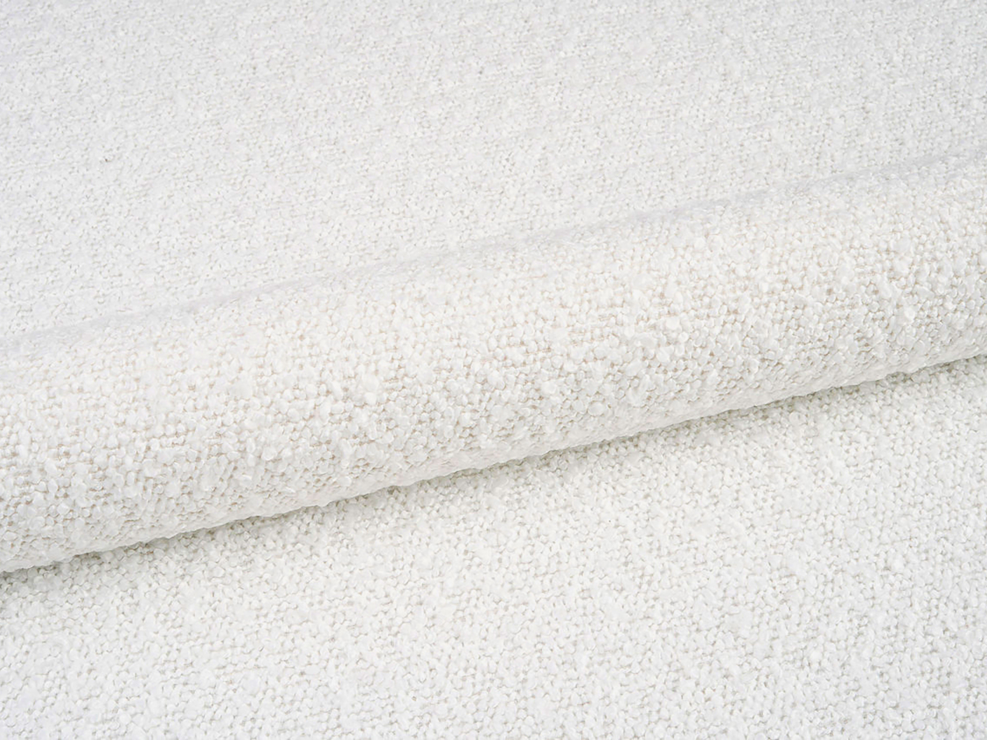 OVALO Bed White Boucle