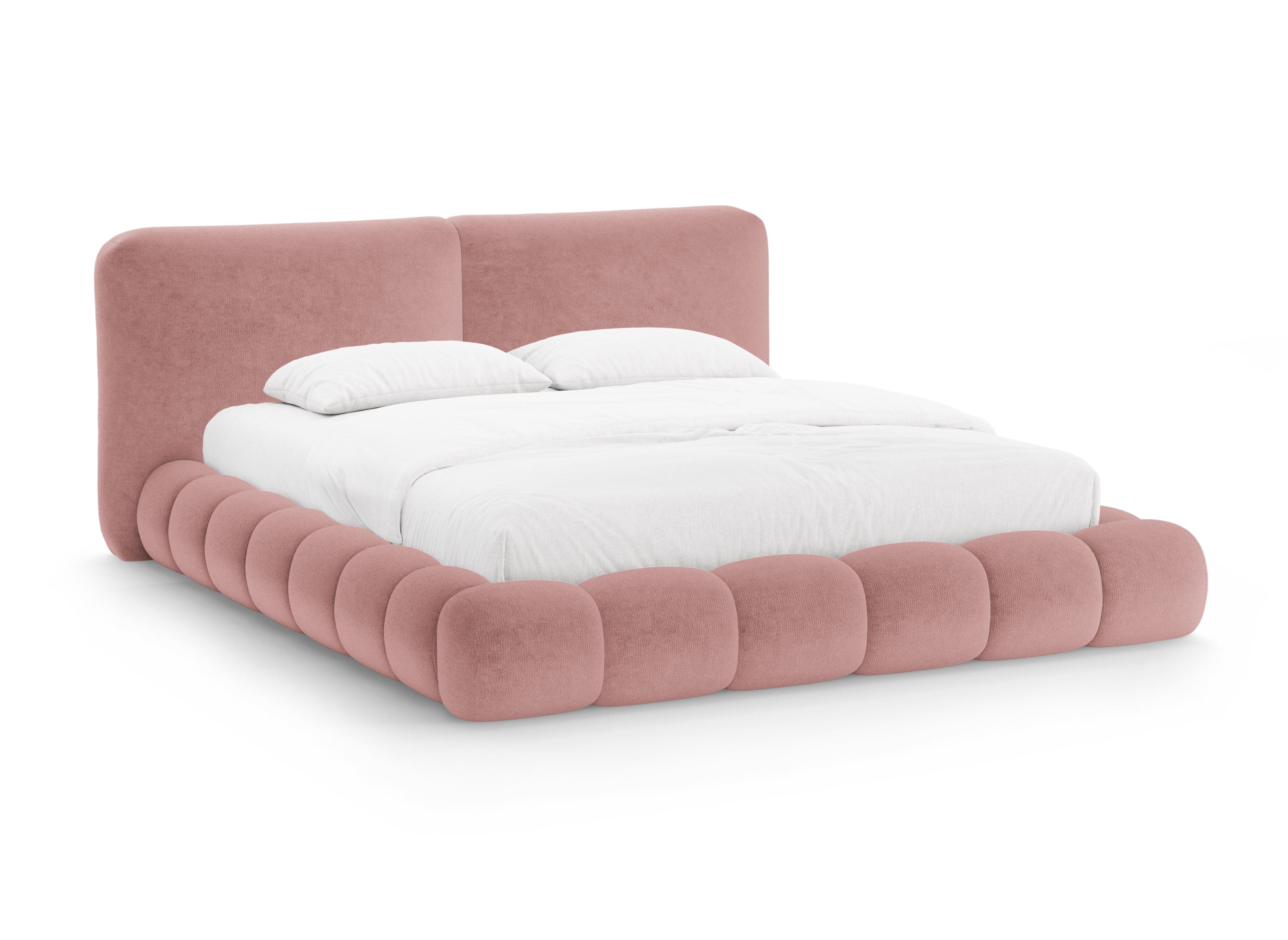 SOLANGE Bed Pink Chenille